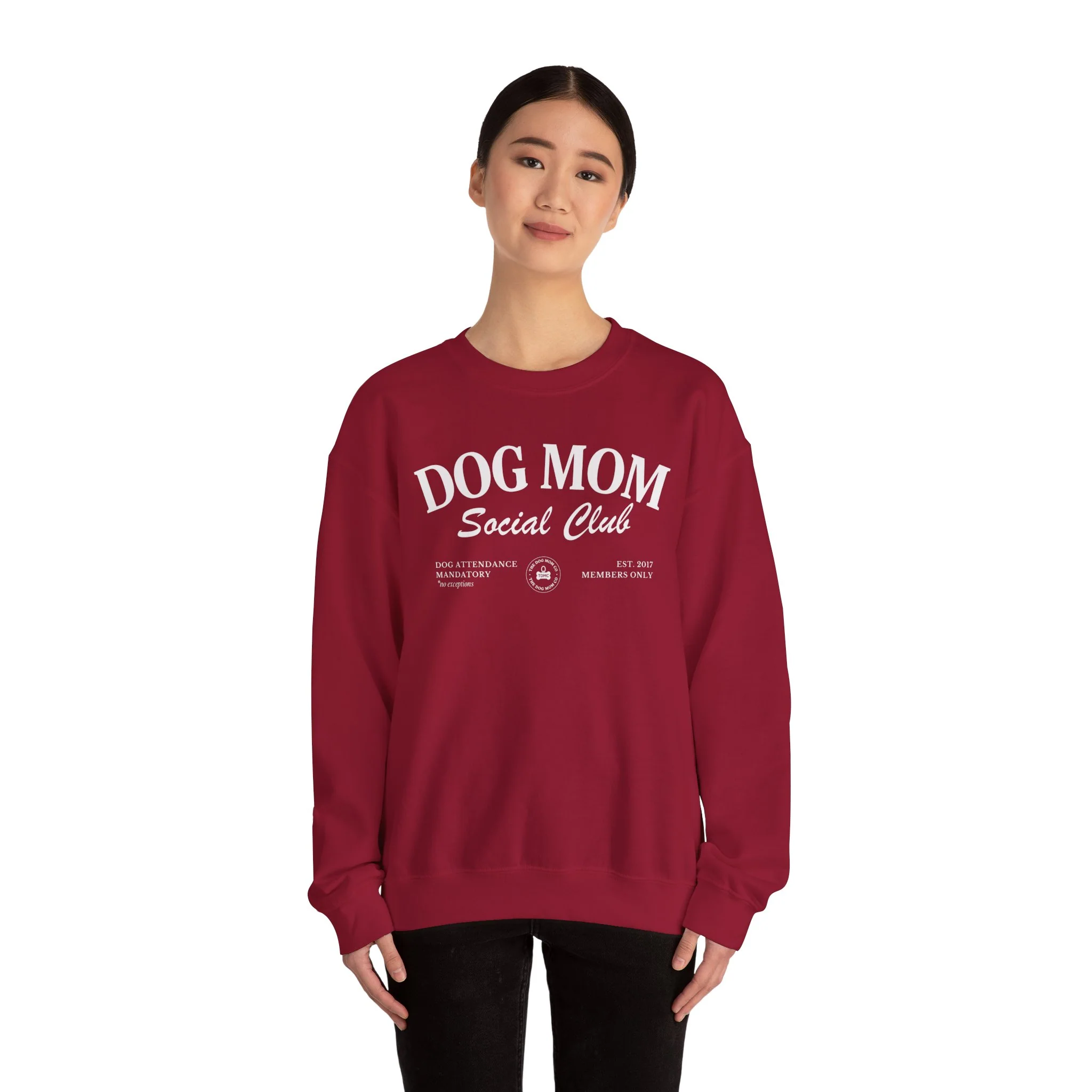 Dog Mom Social Club Crewneck Sweatshirt