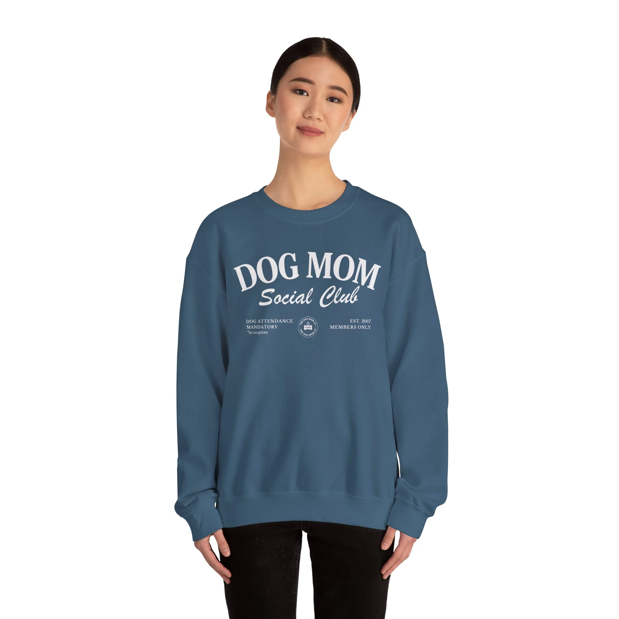 Dog Mom Social Club Crewneck Sweatshirt