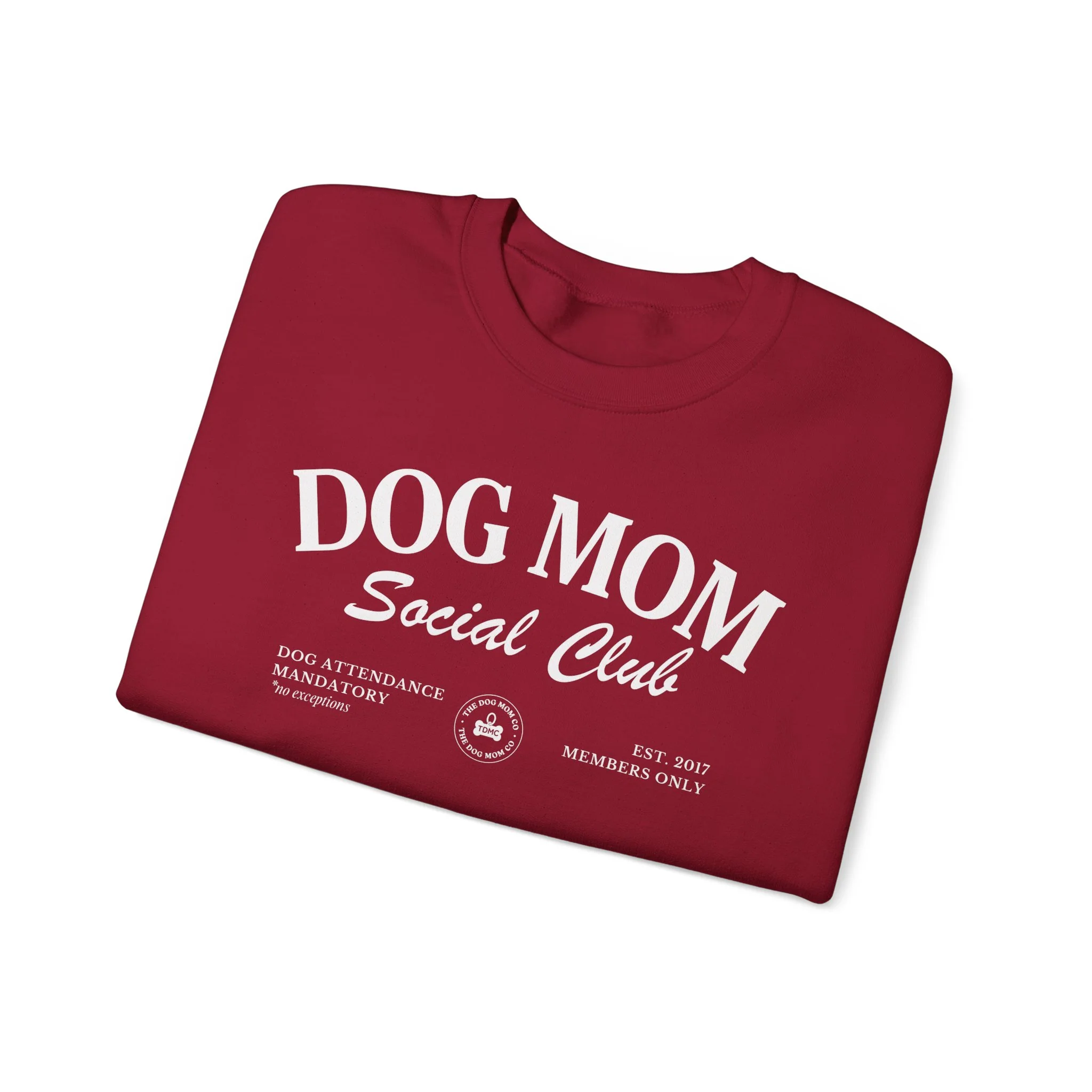 Dog Mom Social Club Crewneck Sweatshirt