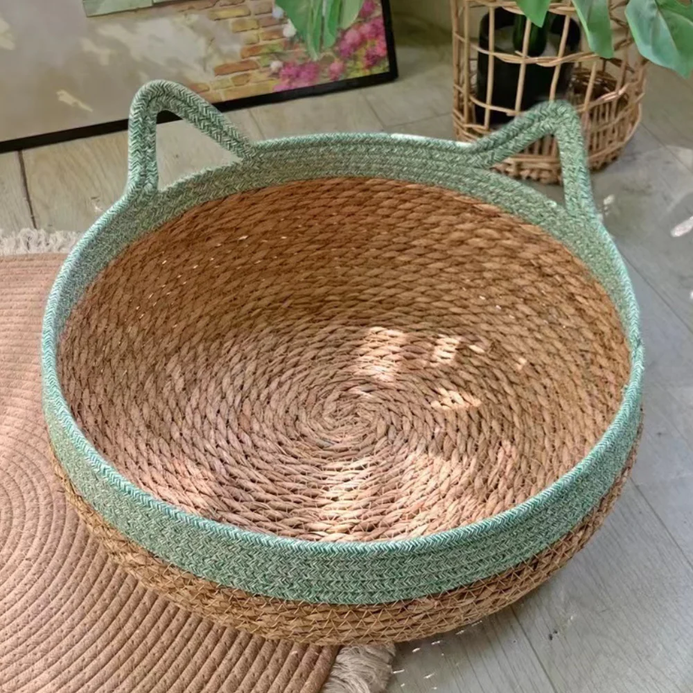 Handcrafted Woven Pet Bed
