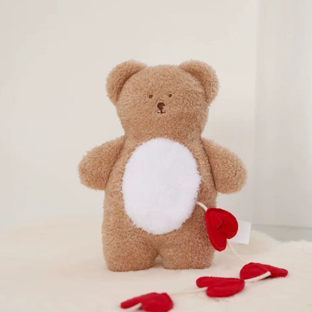Bear Plush Toy With Hearts