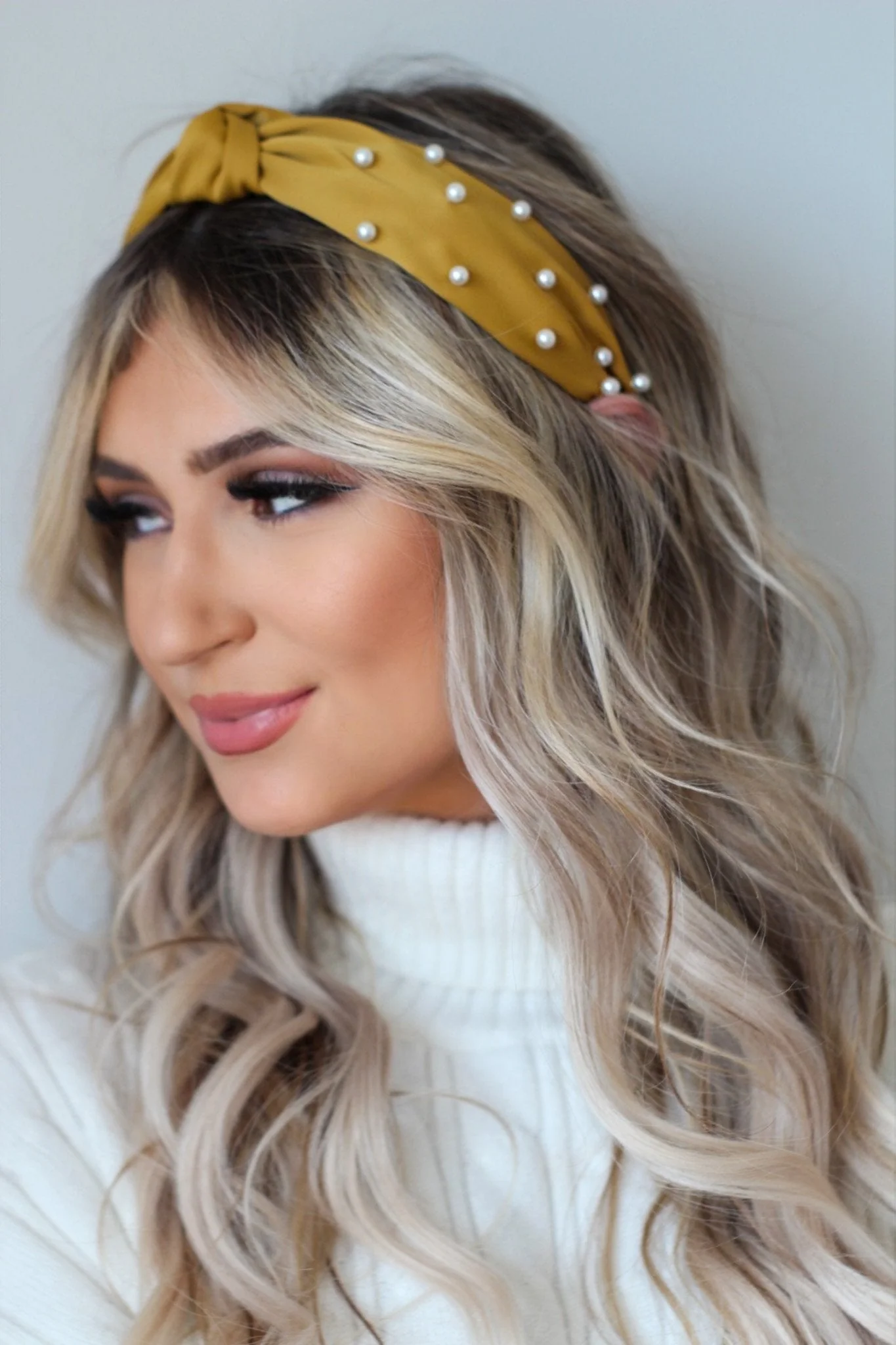 Ashley Headband- Mustard