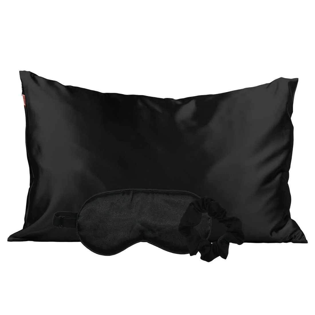 Kitsch Satin Sleep Set - Black