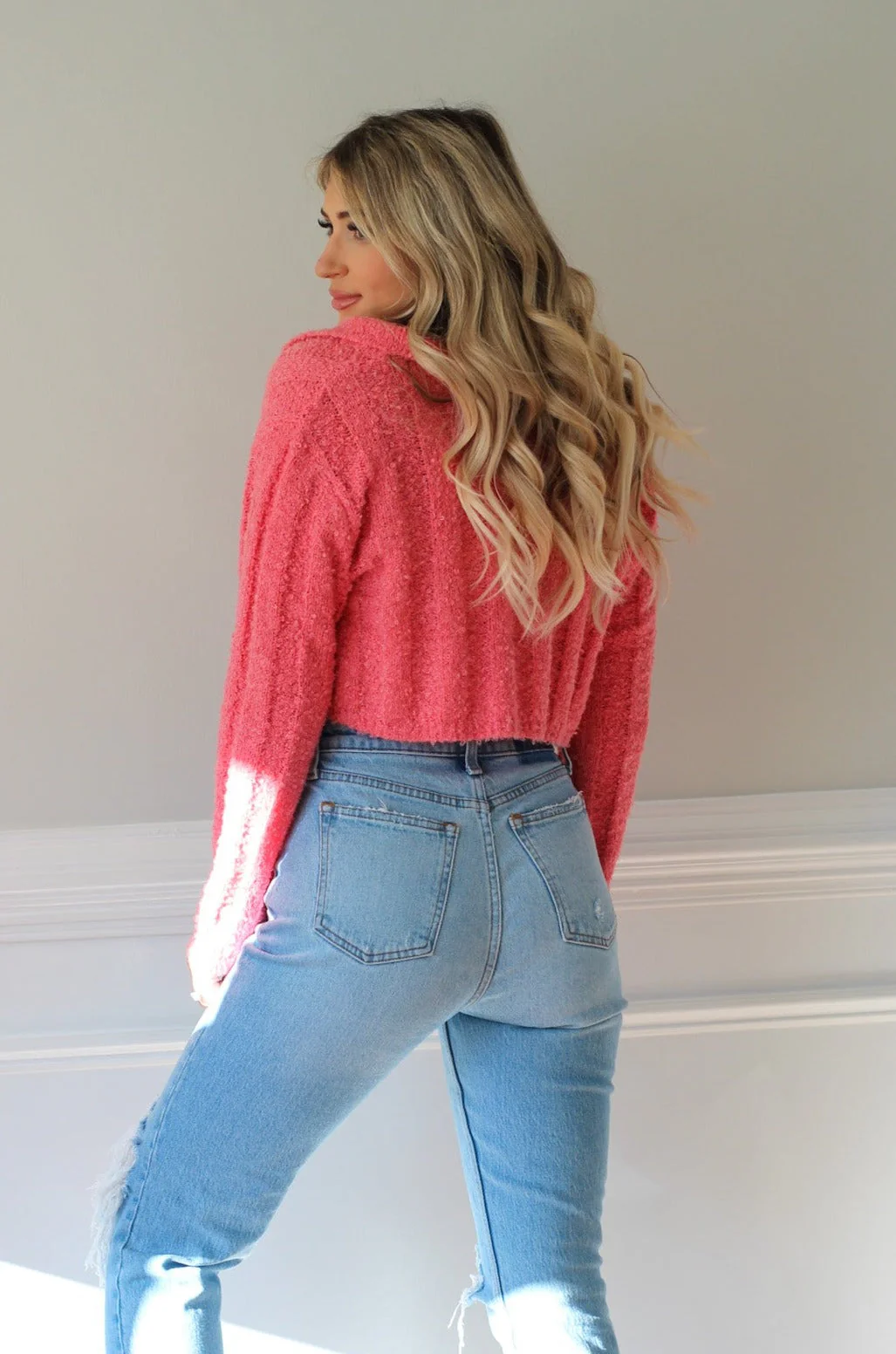 Wintertime Babe Crop Sweater
