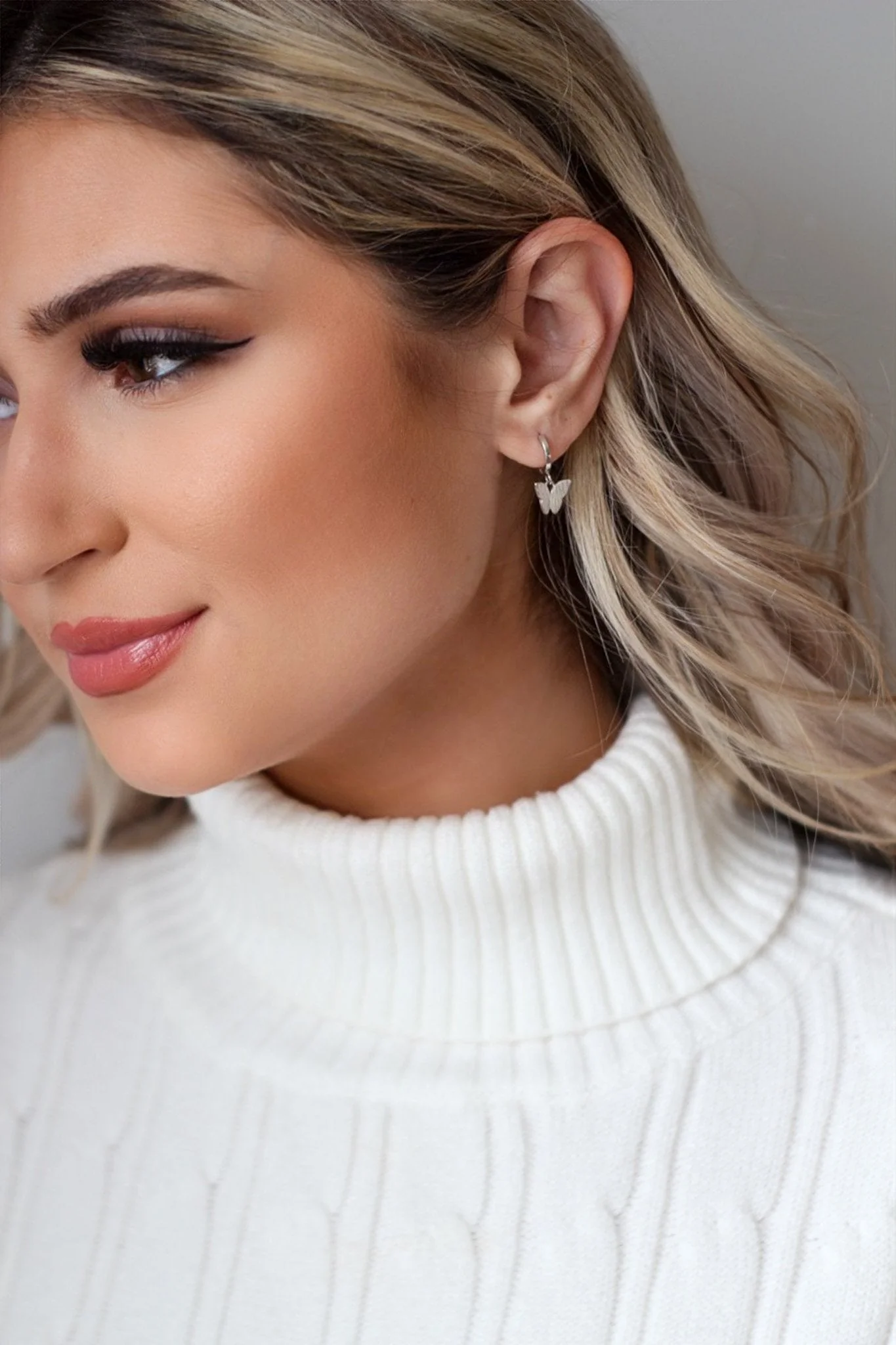 Dipped Butterfly Earrings