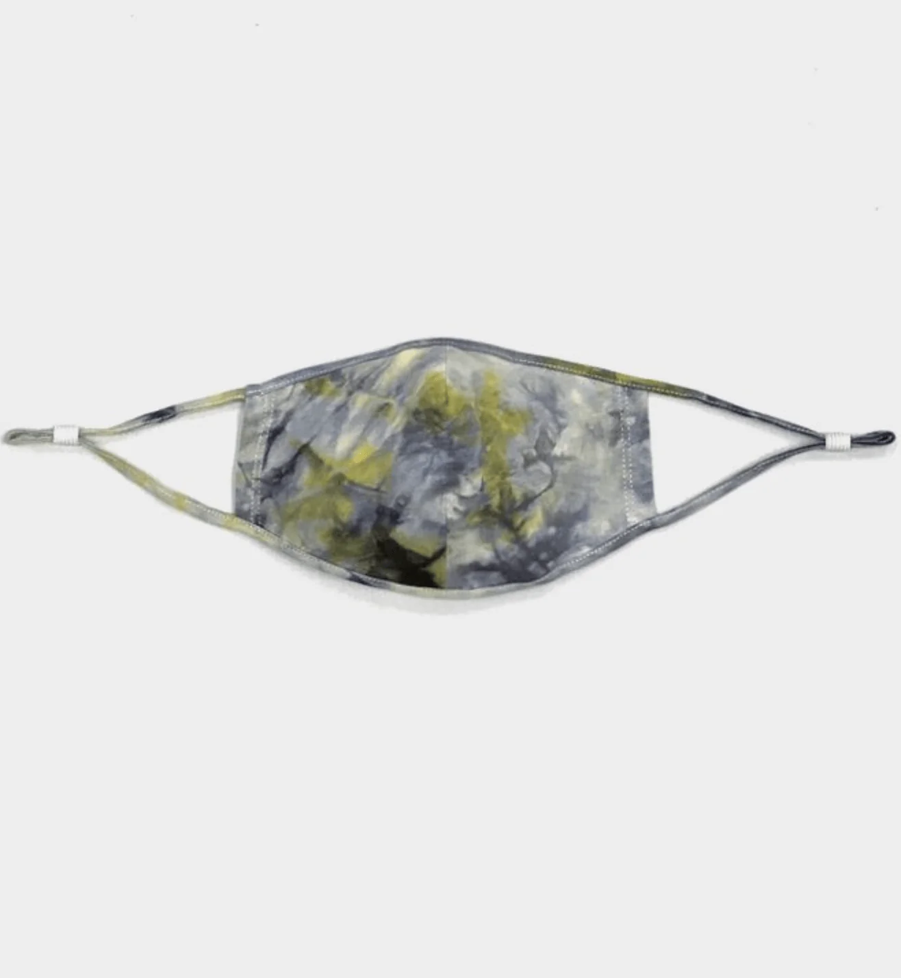 Tie Dye Face Mask- Gray & Green