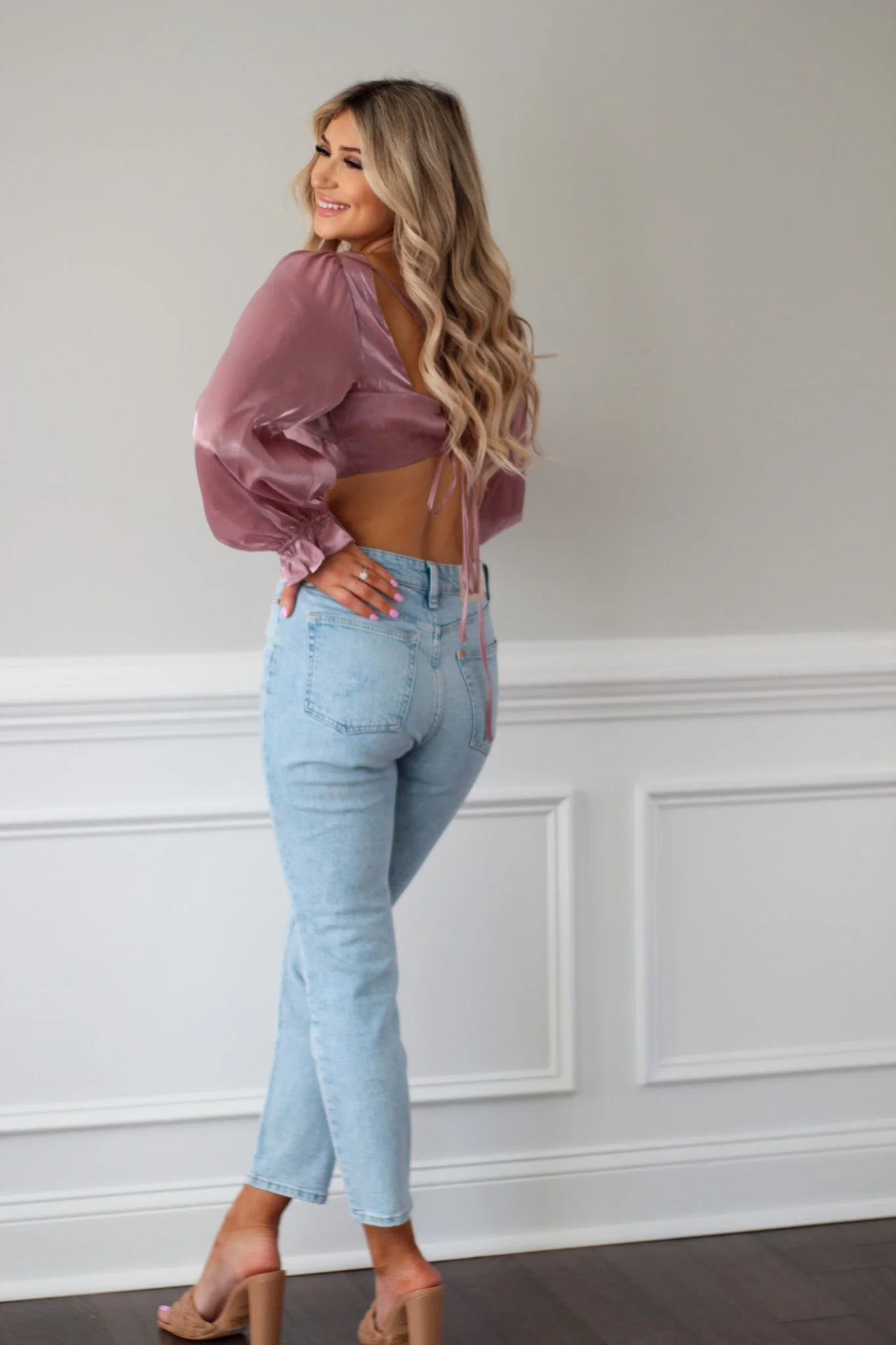 Whats Knot to Love Organza Top