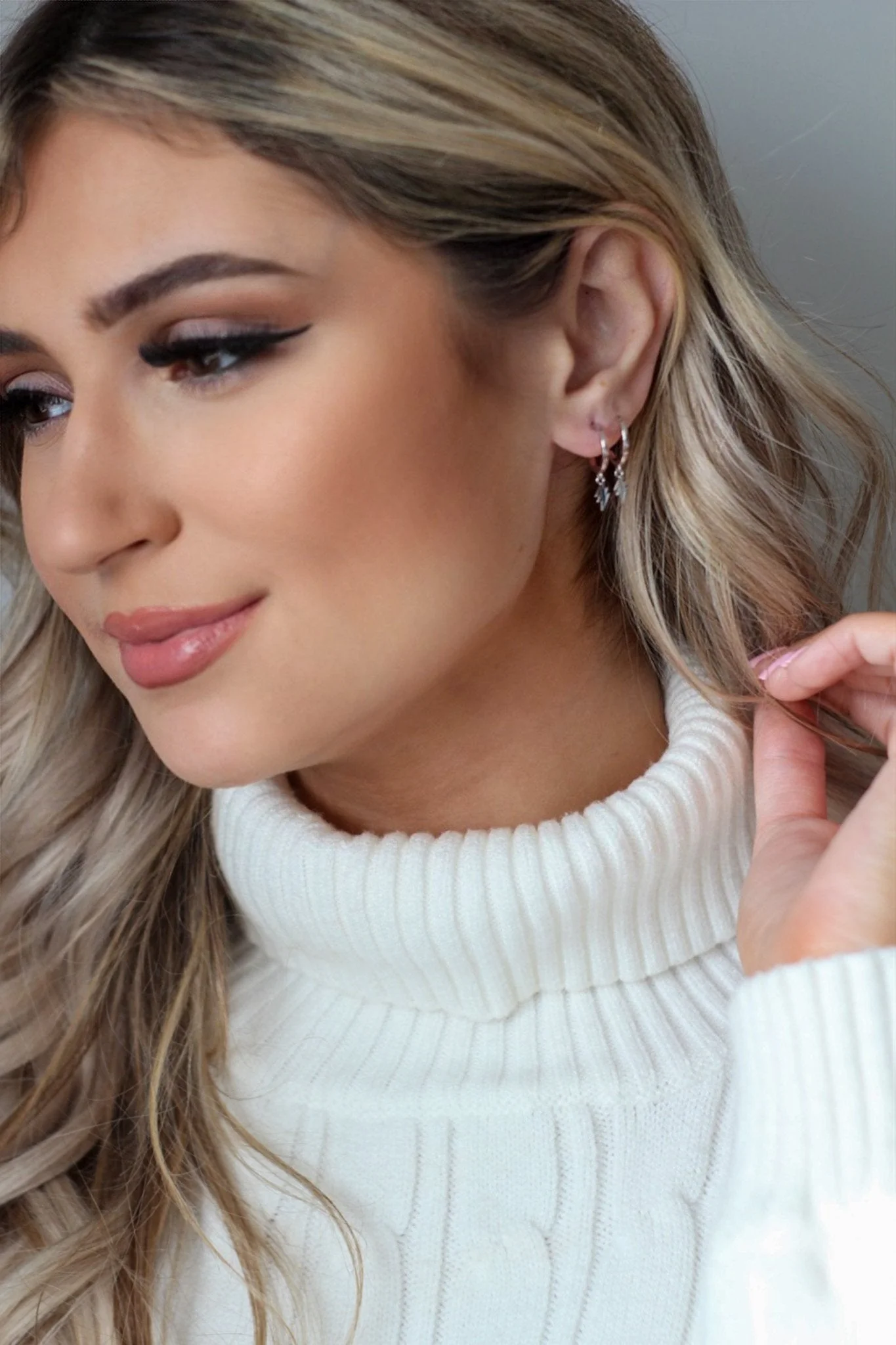 Double Thunderbolt Earrings