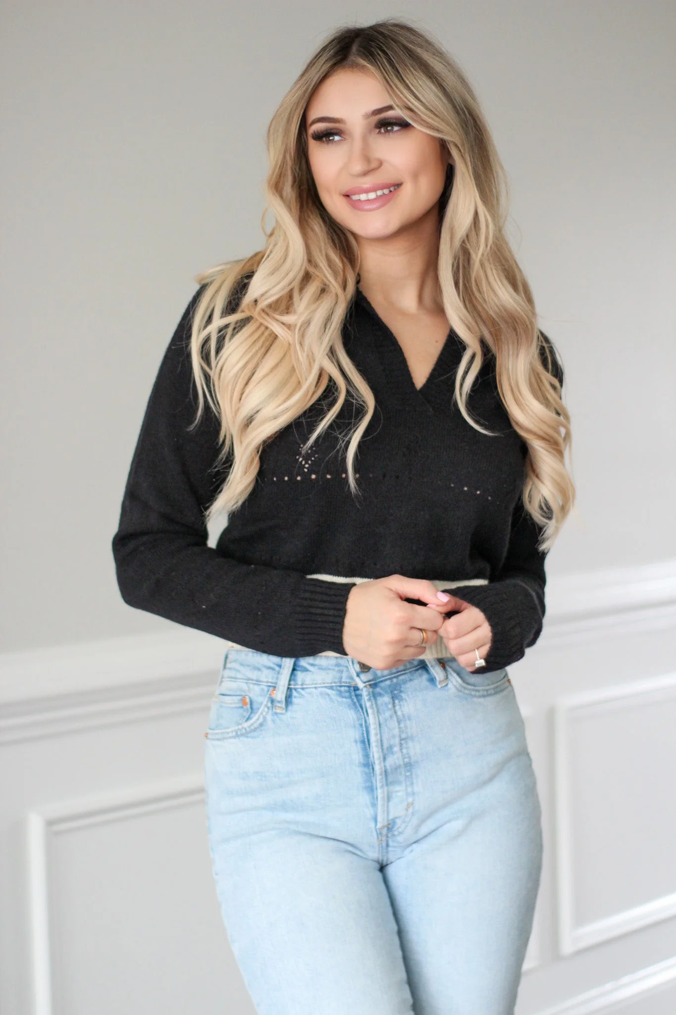 Warmer Days Collared Sweater