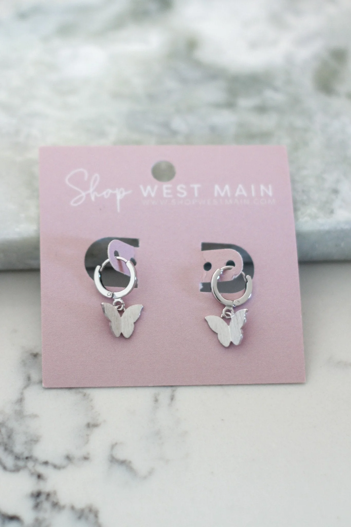 Dipped Butterfly Earrings