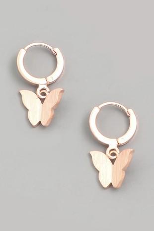 Dipped Butterfly Earrings