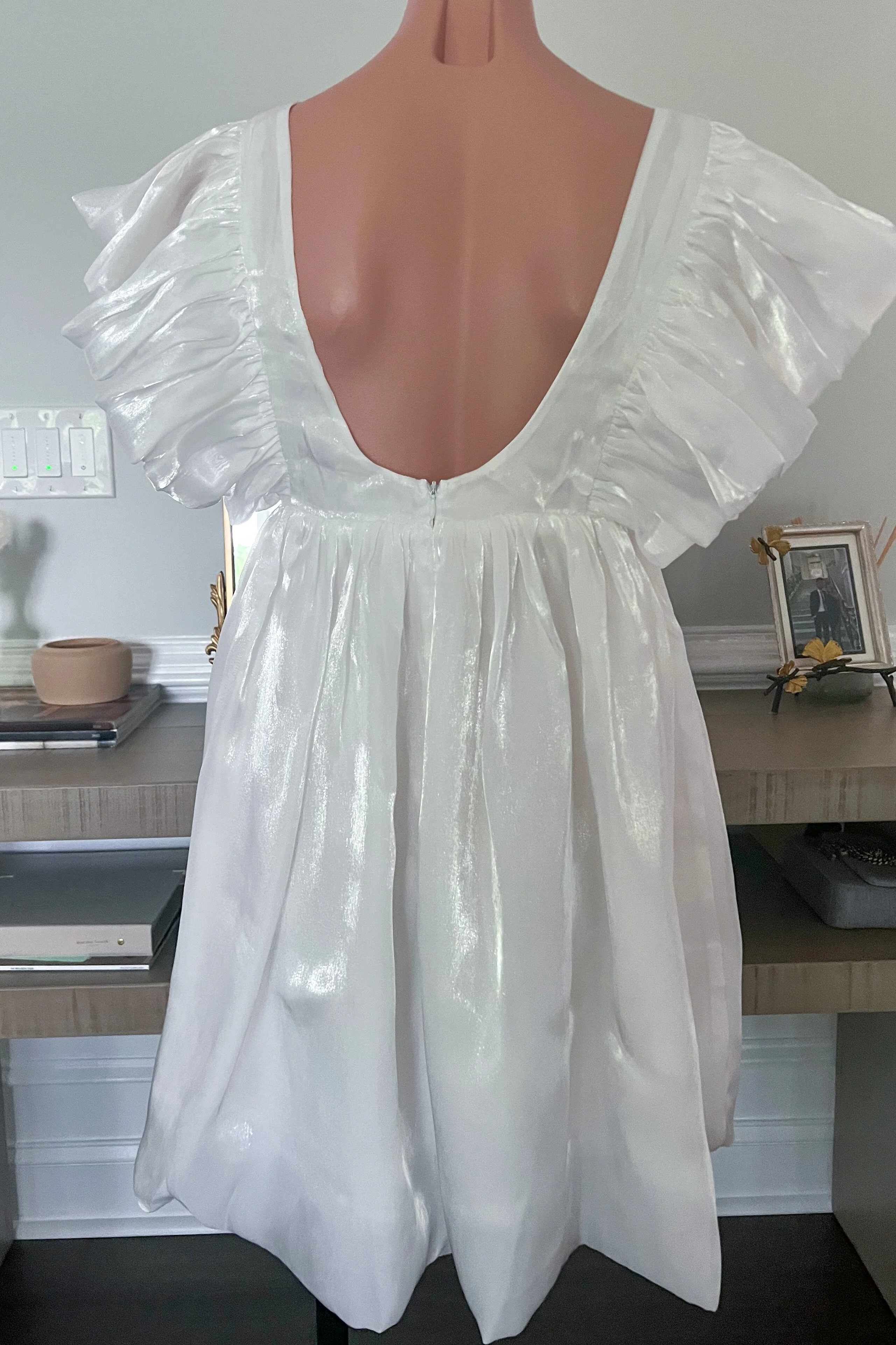 So Much Love White Babydoll Dress