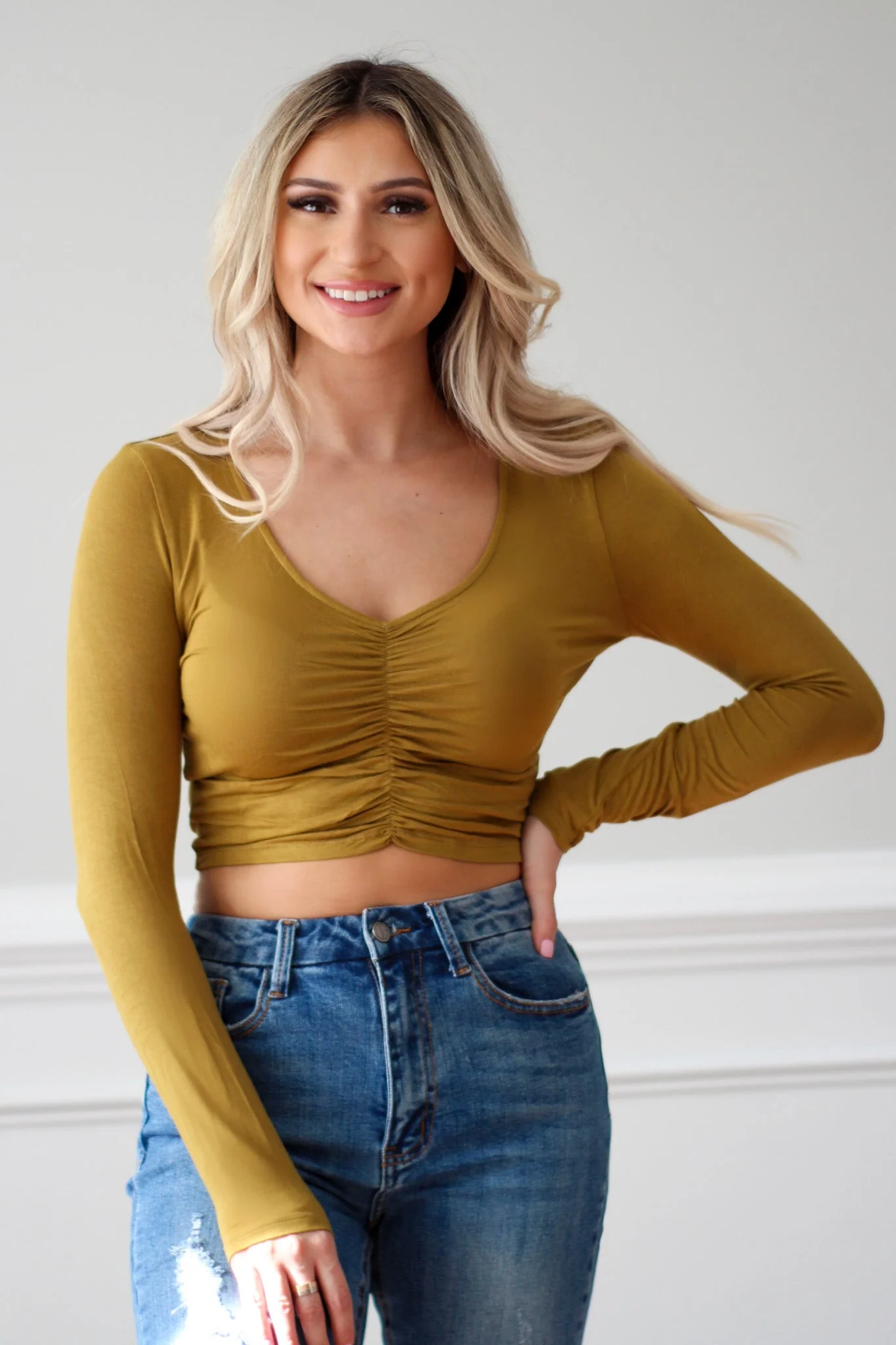 Daydreamer Long Sleeve Crop