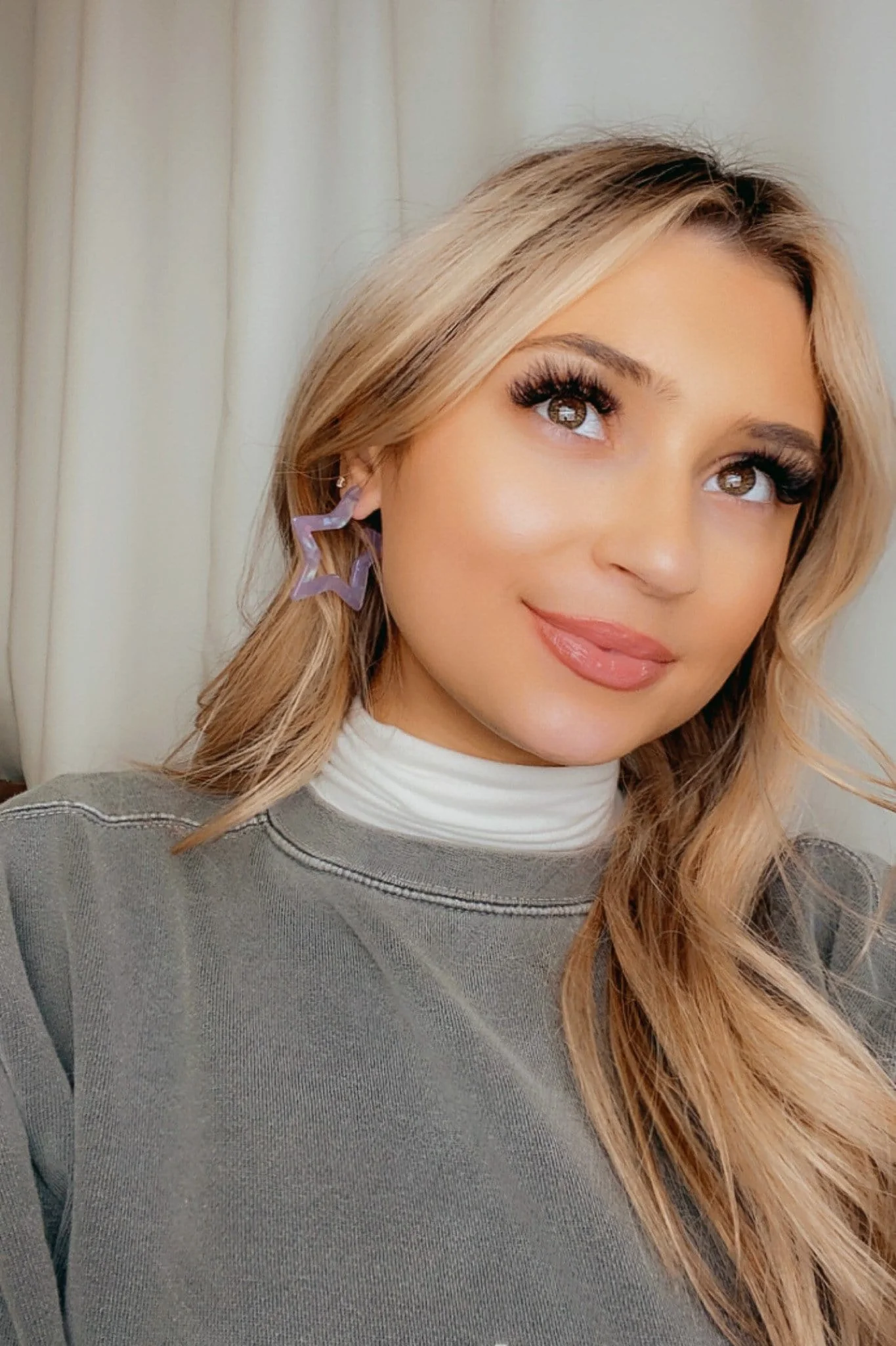 Acrylic Star Earrings