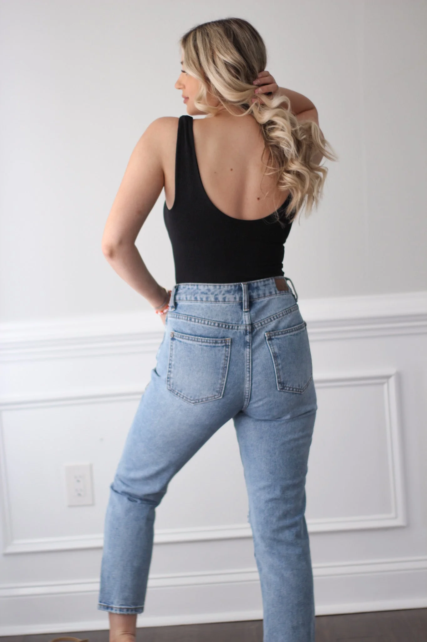 Yours Truly Sleeveless Bodysuit