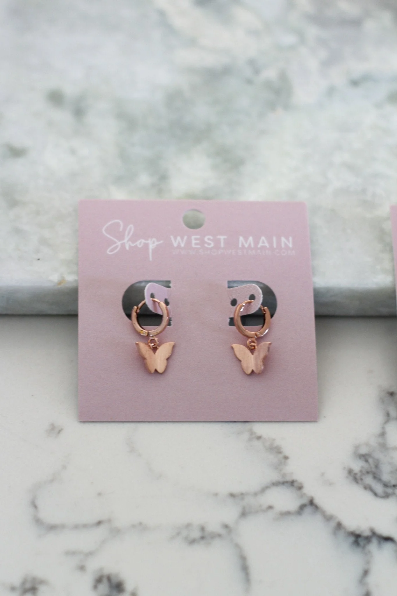 Dipped Butterfly Earrings