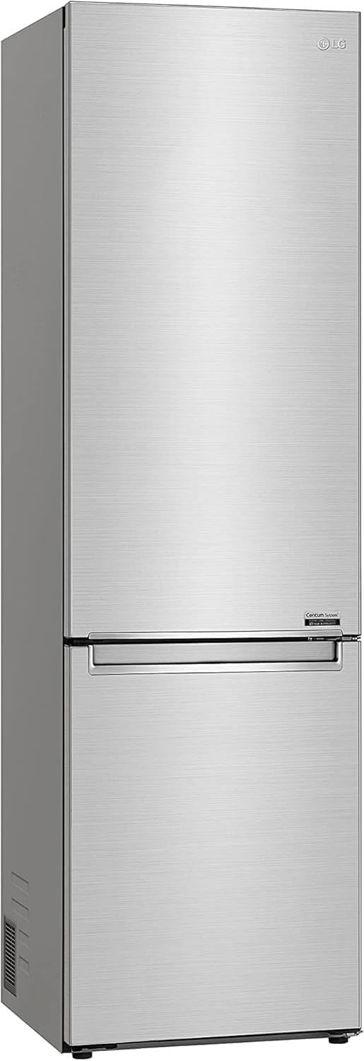 LG GBV22NCCEP Kühl-/Gefrierkombination – Smart Inverter Compressor, Total No Frost, Modern Flat Door Design, Matt Schwarz Metallic, Energieeffizienz A