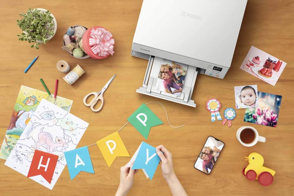 Canon PIXMA TS6350a Drucker Farbtintenstrahl Multifunktionsgerät DIN A4 (Fotodrucker, Scanner, Kopierer, OLED, 4.800x1.200 dpi, USB, WLAN, 5 separate Tinten, Duplexdruck, 2 Papierzuführungen), schwarz