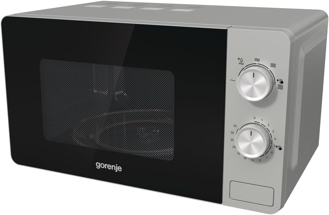 Gorenje MO 20 A3X Mikrowelle/ ChildLock/ AquaClean/ TouchControl/ SmartDisplay/Auftaufunktion/ 11 Automatikprogramme/ 5 Leistungsstufen/ 20l/ 800 W/ Edelstahl