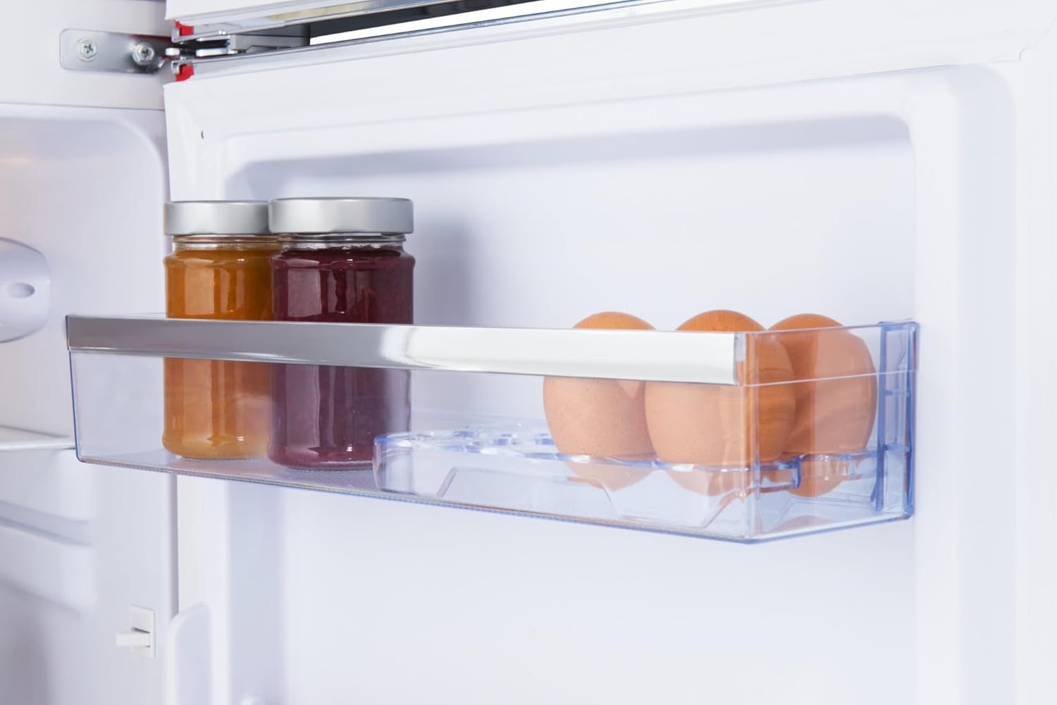 Amica KGC 15632 T Retro Kühl-/Gefrierkombination / Ice Blue (Türkis) / 144cm (H) x 55cm (B) x 62cm (T) / Retro-Design / Kühlschrank mit Gefrierfach