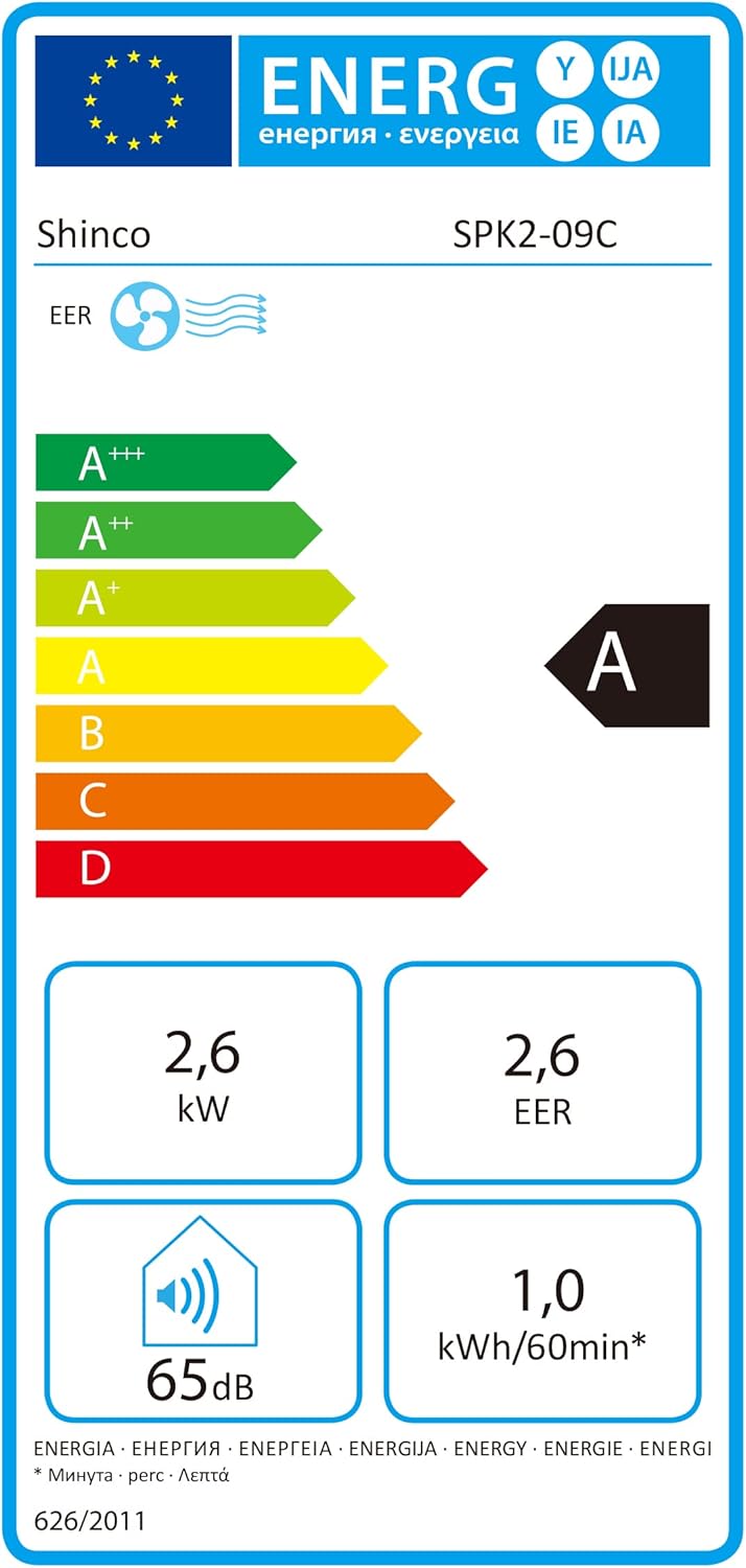 SHINCO Mobile Klimaanlage mit Abluftschlauch, 12000BTU, Kühlung&Heizung&Ventilieren&Entfeuchten, Mobiles Klimagert mit Fenstermontage-Kit, 24H-Timer, APP, für Rume von etwa 90m