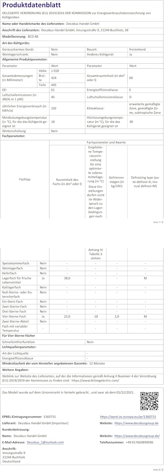 Merax Kühlschrank mit Gefrierfach, Kühl-Gefrierkombination, klein Kühlschrank mit 51L und Gefrierschrank 21L, Leise, LED, Glasablagen, Gemüsefach, Türablagen, für Küche, Wohnzimmer, Büro, Schwarz