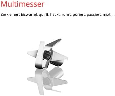 ESGE Zauberstab P 350 Profi, Stabmixer weiß inklusive Multifunktionsmesser, bis zu 22.000 U/min, 90880, weiß/grau