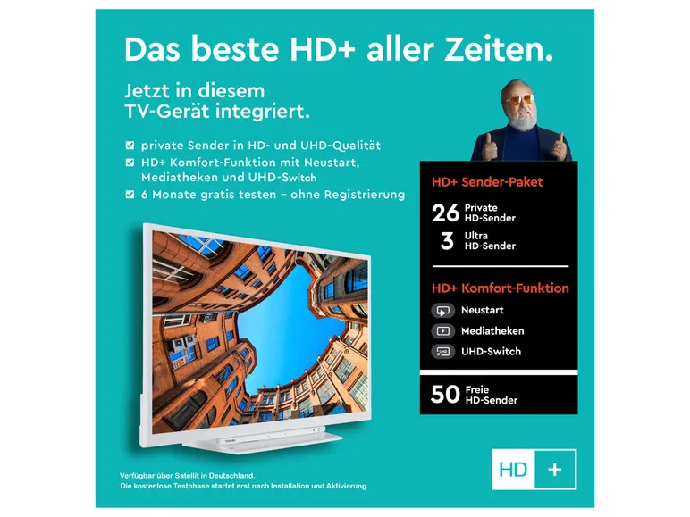Fernseher »32LK3C64DAW« Smart TV 32 Zoll (80 cm) Full HD Alexa Built-In