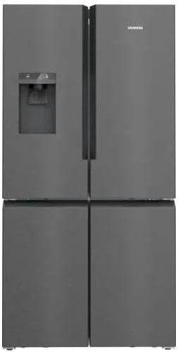SIEMENS KF96NVPEA iQ300 Multi-Door-Kühlschrank, 183 x 91 cm, 405 L Kühlen & 200 L Gefrieren, hyperFresh längere Frische, noFrost nie wieder abtauen, superCooling schnellere Kühlung