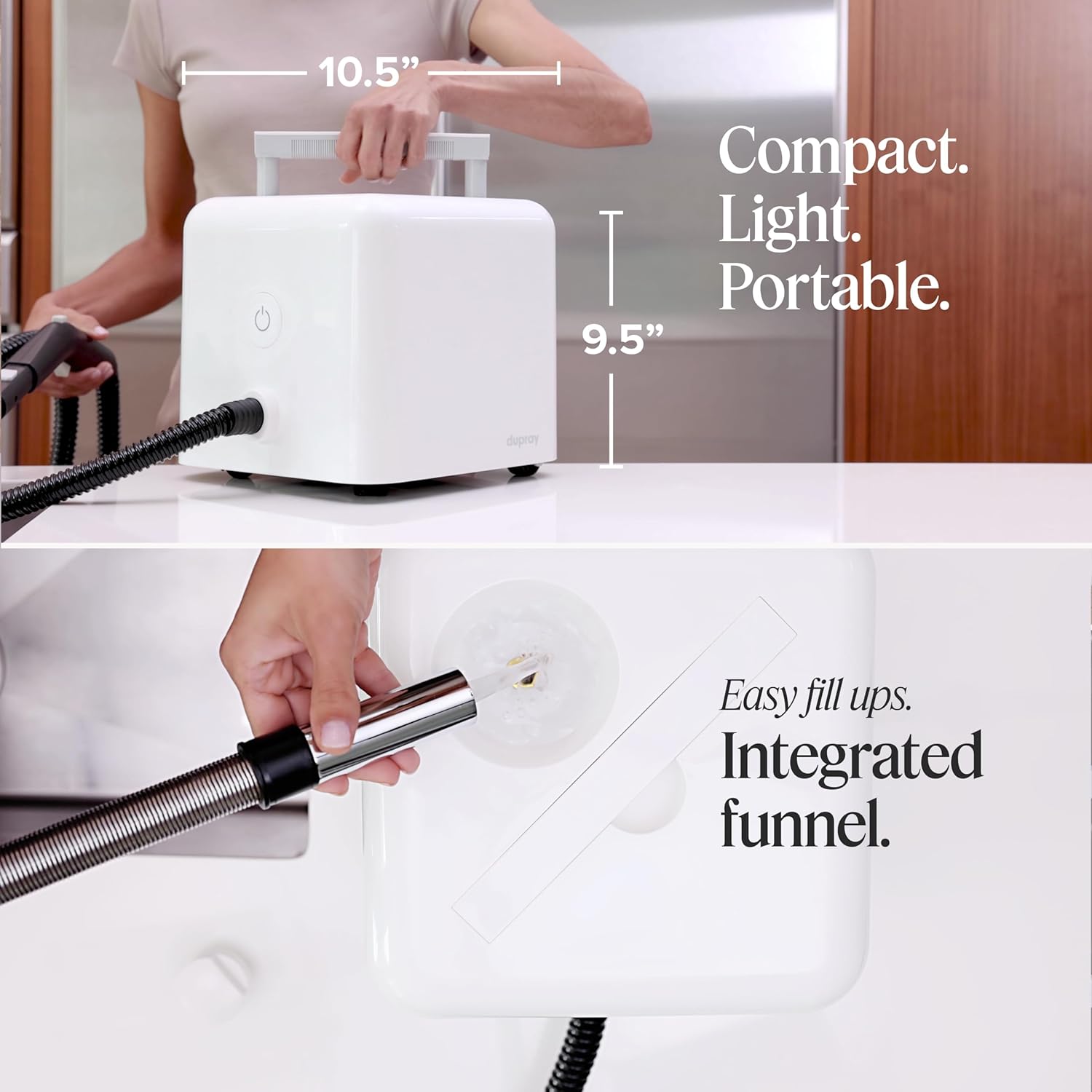 Dupray Neat Dampfreiniger, multifunktional, für zu Hause: Bden, Mbel, Autos und mehr (Steam Cleaner EU Plug)