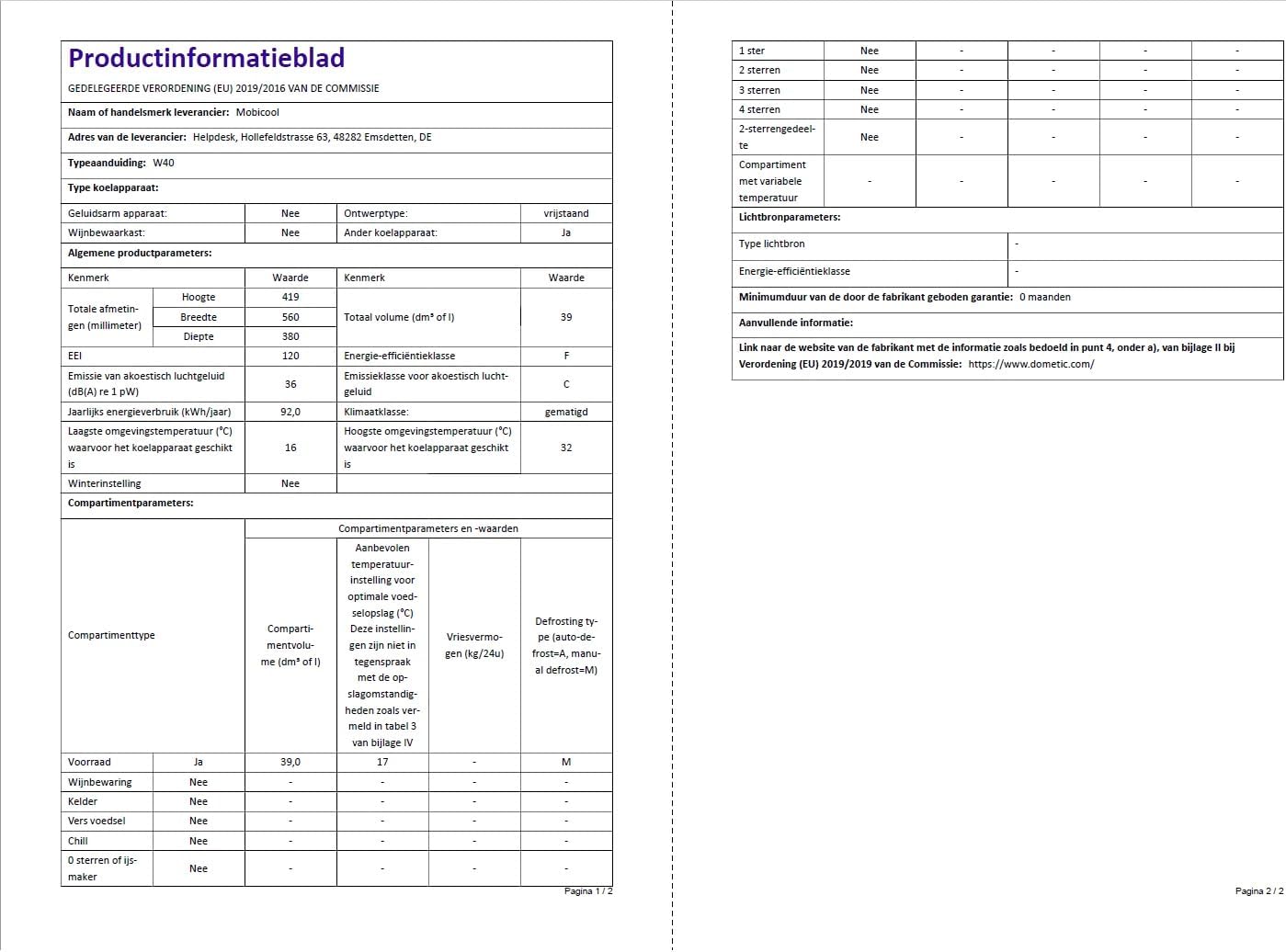 MOBICOOL MQ40W Kühlbox mit Rollen | Elektrisch | 39 L | 12V, 230V | für Auto, Boot, Reisemobil und Steckdose