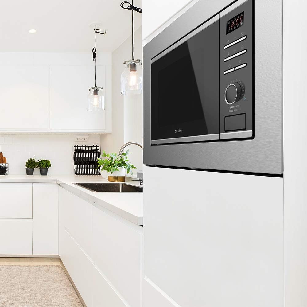 Cecotec Mikrowelle mit ProClean 8110 Grill. 28l Kapazität, Ready2Clean Beschichtung, 1000 W Leistung, 1000 W Grill, 5 Betriebsebenen, 8 Programme, 60 min Timer, LED-Anzeige