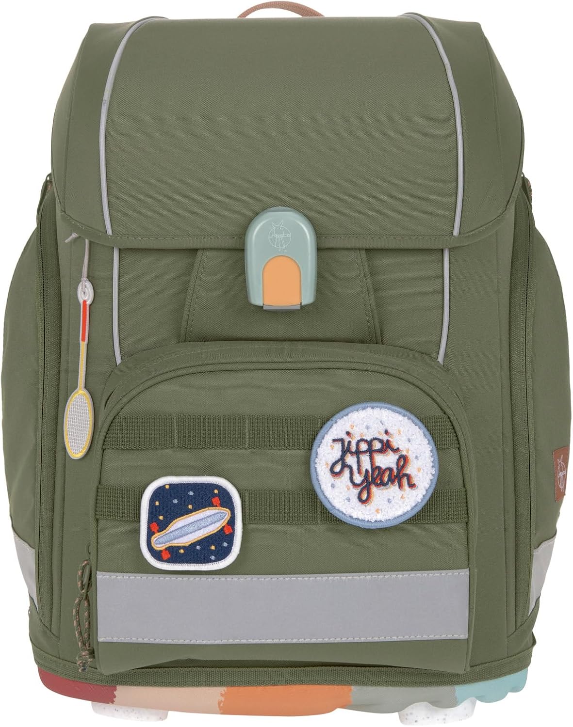 LÄSSIG 7-teiliges Schulranzen Set Kinder/School Set Boxy Unique Schwarz