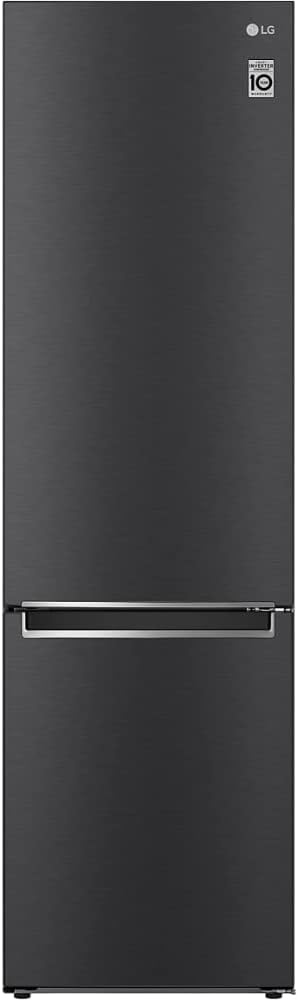 LG GBP62MCNAC Kühl-Gefrierkombi – 384 L, Energieeffizienz A, Total NoFrost, DoorCooling+, niedriger Geräuschpegel, modernes Design in Anthrazit Schwarz, 59,5 x 67,5 x 203 cm