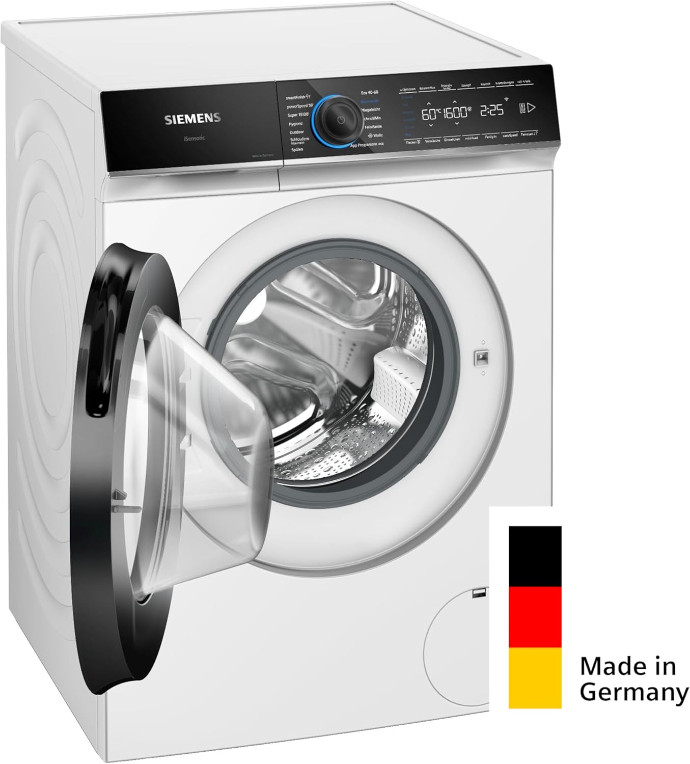 Siemens WU14UT42, iQ500 Waschmaschine, 9kg, 1400 UpM, Unterbaufähig, Extra stromsparend und leise, varioSpeed für kürzere Programme, LED-Display, Outdoor-Programm, Nachlegefunktion, aquaStop