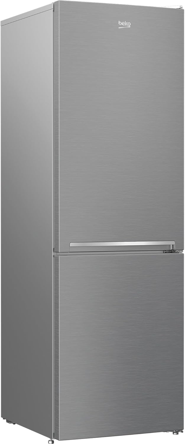 Beko RCNE366E70ZXBRN bPRO700 freistehende Kühl-/Gefrierkombination, großer Kühlschrank, 323 l Gesamtrauminhalt, HarvestFresh, NoFrost, leise, SmoothFit, 0°C-Zone, Dark Inox