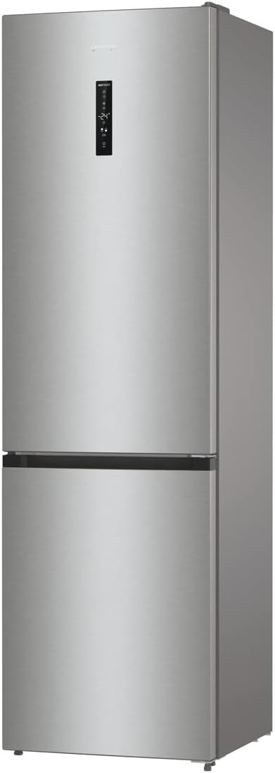 Gorenje N 619EAXL4 Kühl-Gefrier-Kombination/ LED Display/ 186 cm/ 300 l/ NoFrostPLus/ Gemüsefach mit Feuchteregler/ FastFreeze/ edelstahl