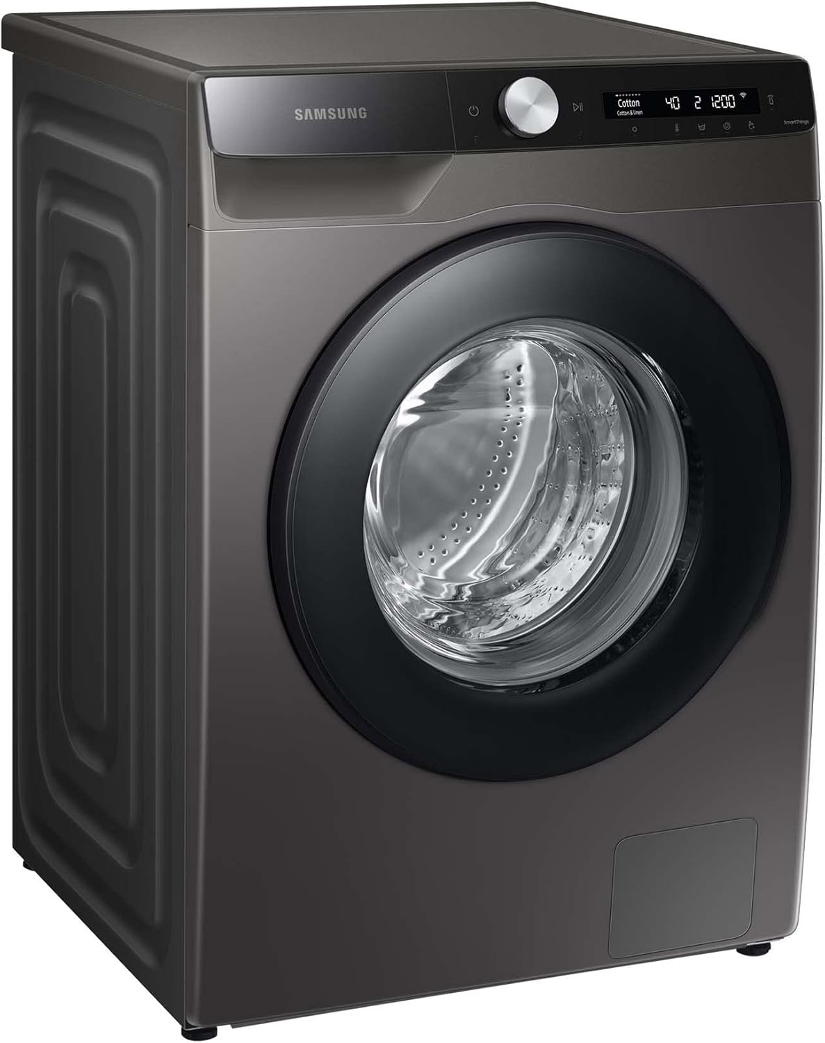 Samsung WW8NK52K0VW/EG Waschmaschine, 8 kg, 1200 U/min, SLIM Platzsparer, Ecobubble, AddWash, Hygiene-Dampfprogramm, Weiß
