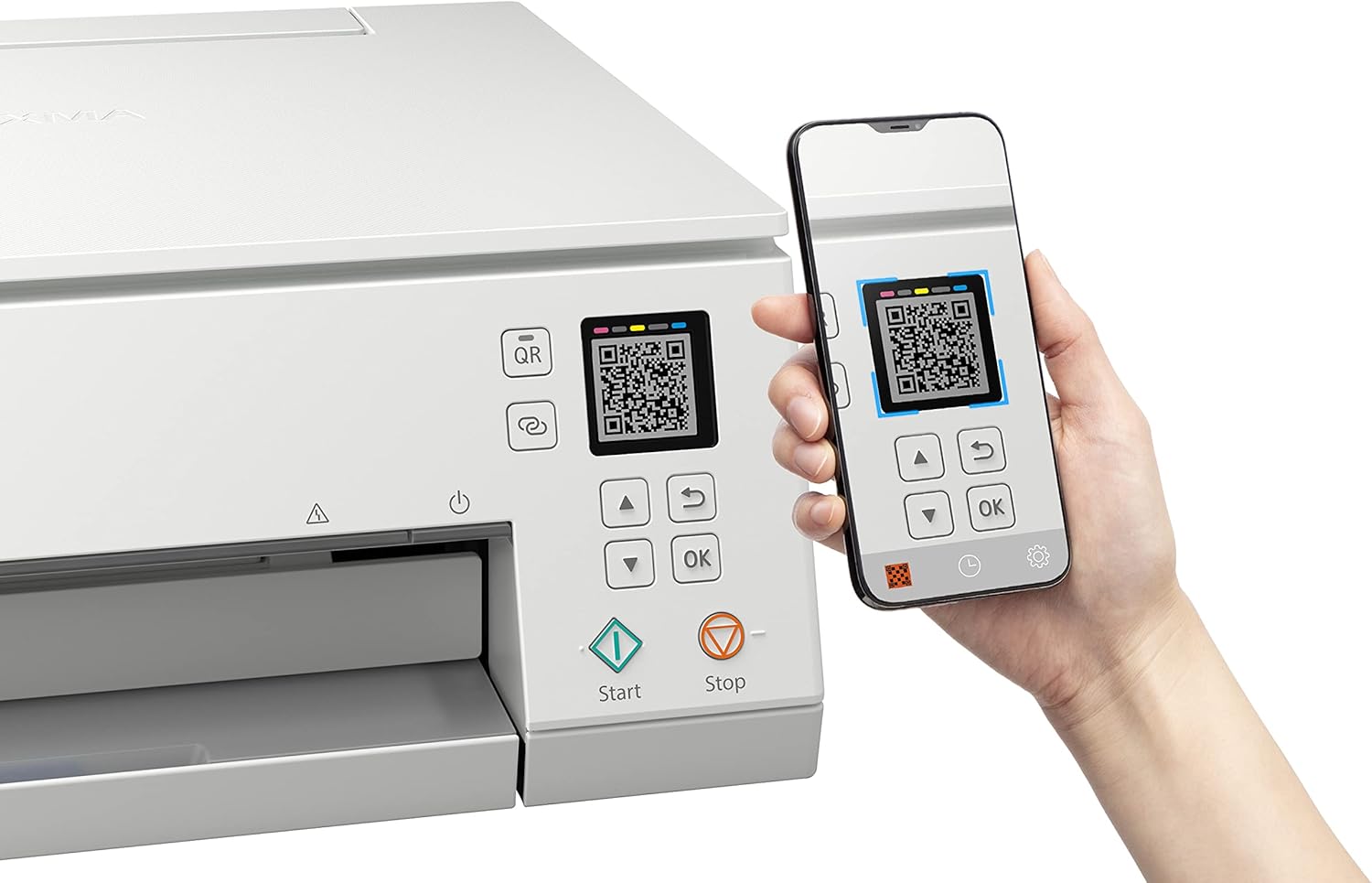 Canon PIXMA TS6350a Drucker Farbtintenstrahl Multifunktionsgerät DIN A4 (Fotodrucker, Scanner, Kopierer, OLED, 4.800x1.200 dpi, USB, WLAN, 5 separate Tinten, Duplexdruck, 2 Papierzuführungen), schwarz