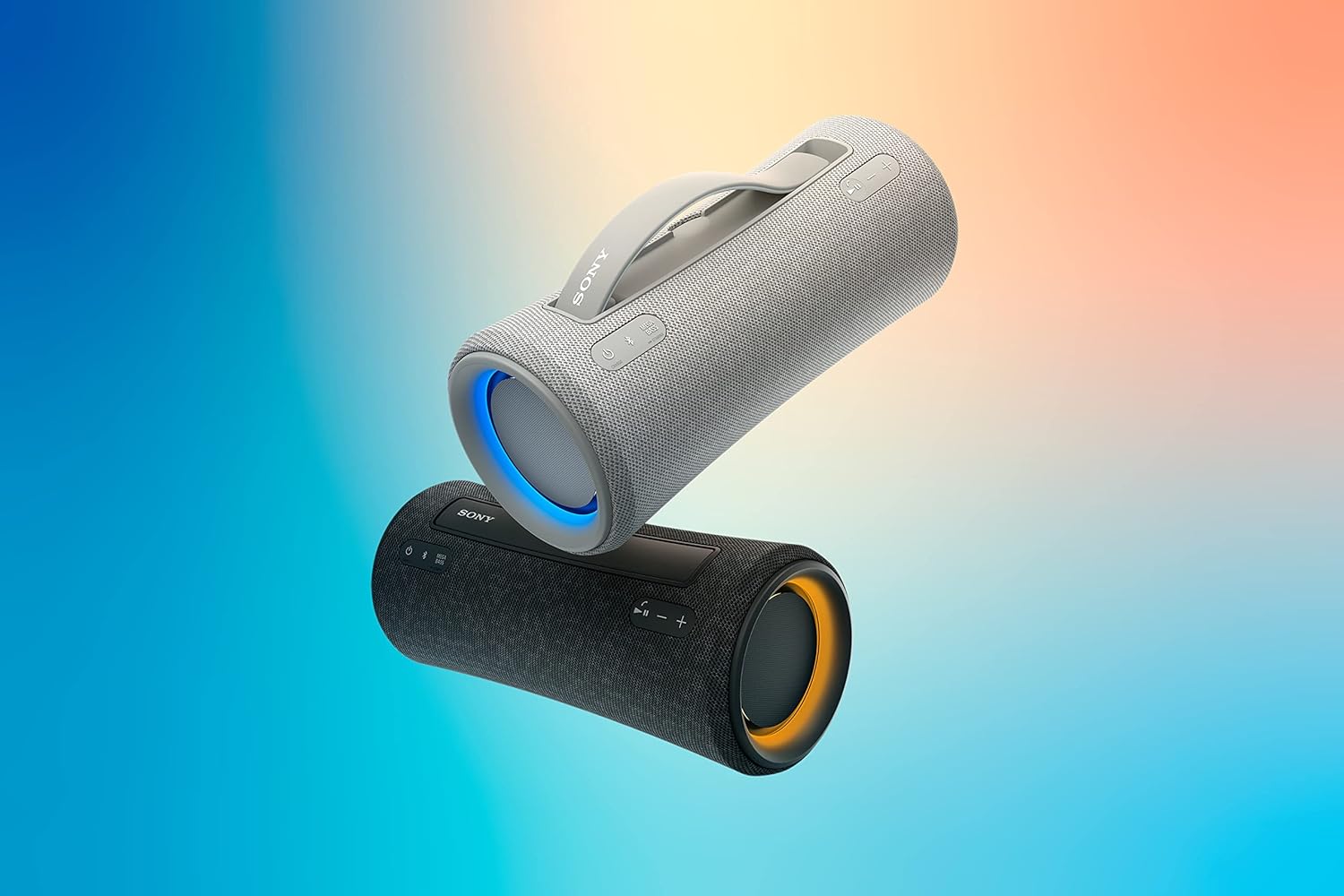 Sony SRS-XG300 - Tragbarer kabelloser Bluetooth-Lautsprecher mit starkem Partysound und Beleuchtung - wasserdicht, 25 Stunden Akkulaufzeit, Smartphone und Schnellladefunktion - Schwarz