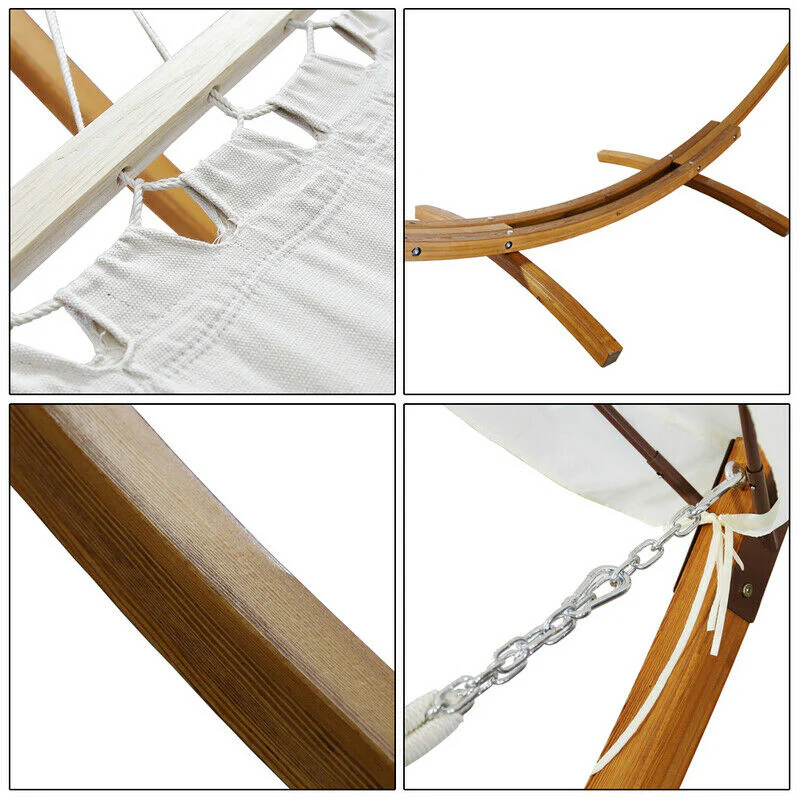 Sonnewelt Hngematte Holz Hammock mit Gestell