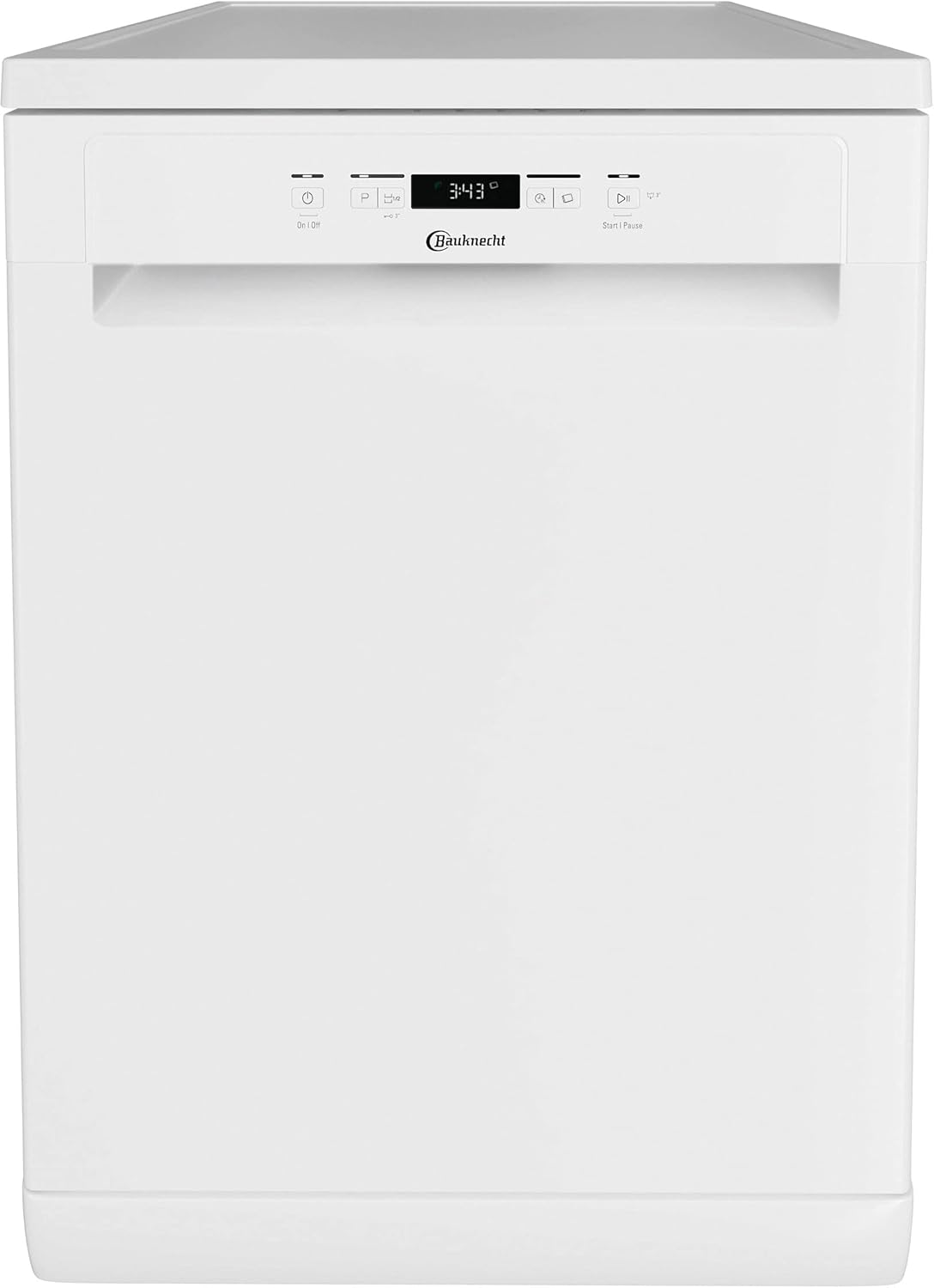 Bauknecht B2F HD624 A Freistehender Geschirrspüler/ 60 CM/ 14 Maßgedecke/Hygieneprogramm/Vollwasserschutz/Startzeitvorwahl