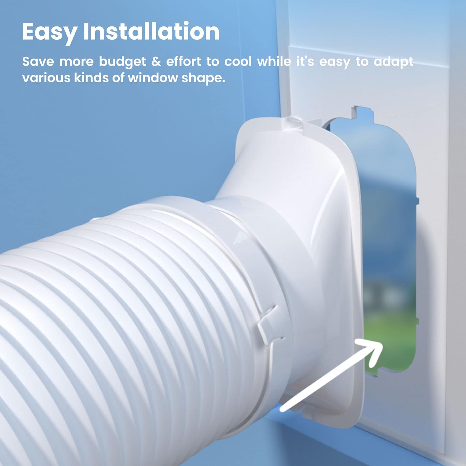 Comfee Mobiles Klimagerät MPD1-12CRN7, 12000 BTU 3,5kW, Kühlen&Ventilieren&Entfeuchten, Raumgröße bis 117m³(43㎡), Mobile Klimaanlage mit Abluftschlauch