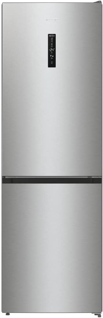 Gorenje N 619EAXL4 Kühl-Gefrier-Kombination/ LED Display/ 186 cm/ 300 l/ NoFrostPLus/ Gemüsefach mit Feuchteregler/ FastFreeze/ edelstahl