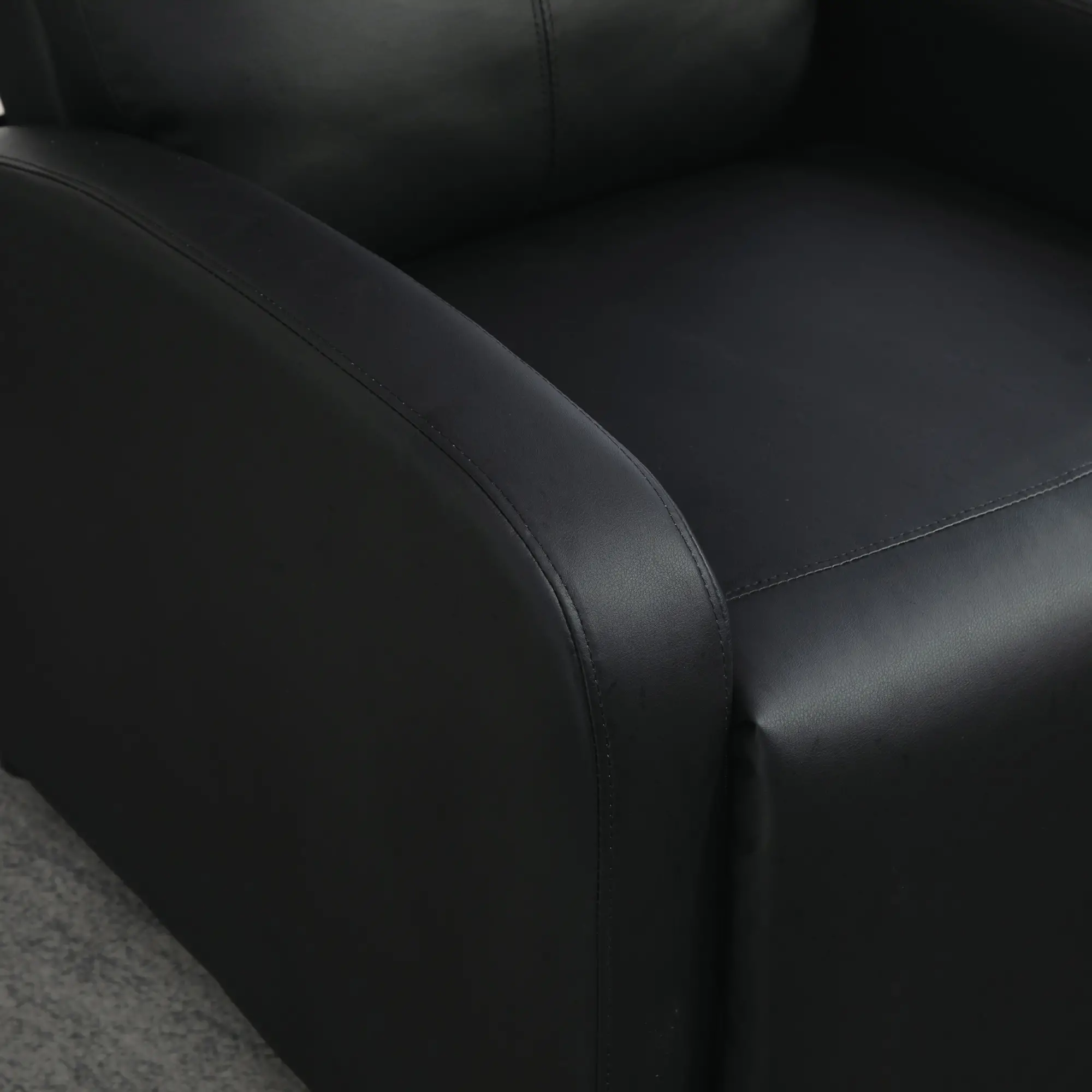 HOMCOM Relaxsessel Fernsehsessel mit Liegefunktion dick gepolstert