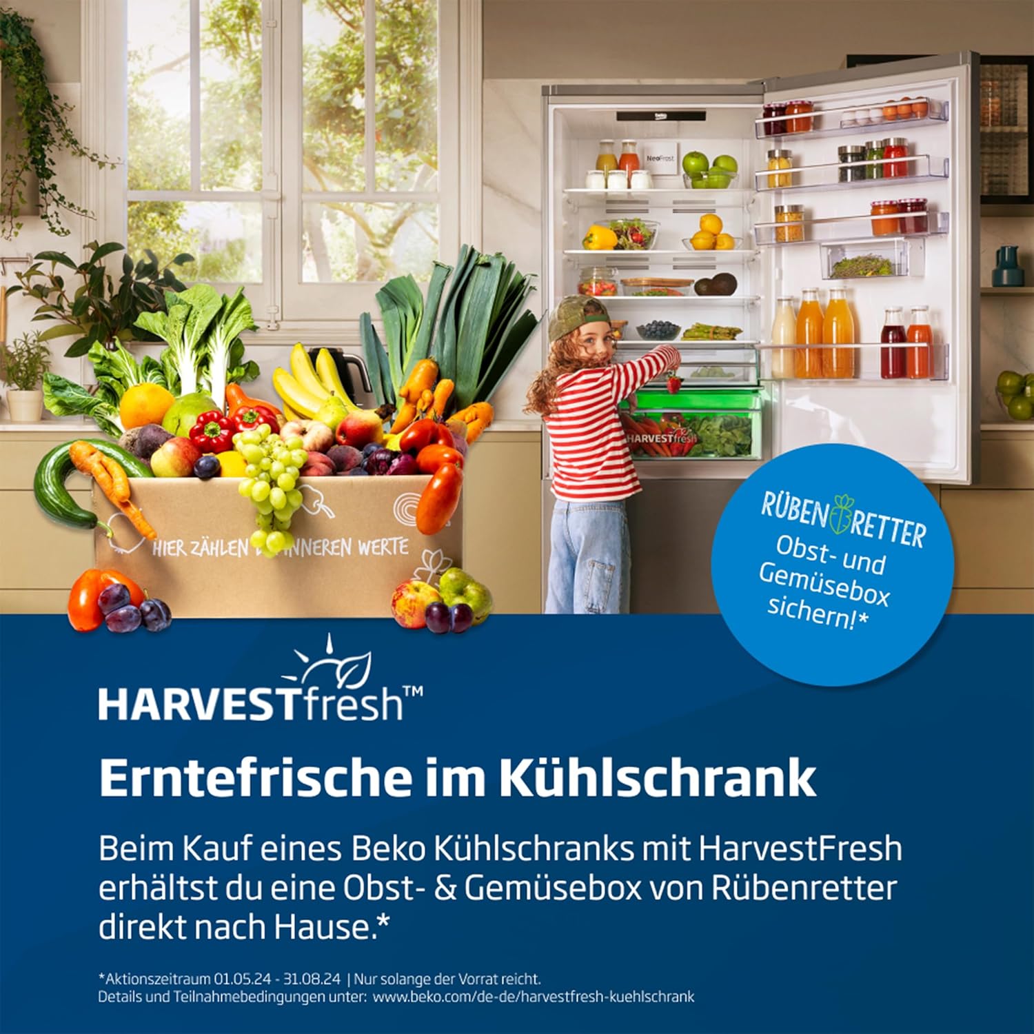 Beko RCNE366E70ZXBRN bPRO700 freistehende Kühl-/Gefrierkombination, großer Kühlschrank, 323 l Gesamtrauminhalt, HarvestFresh, NoFrost, leise, SmoothFit, 0°C-Zone, Dark Inox