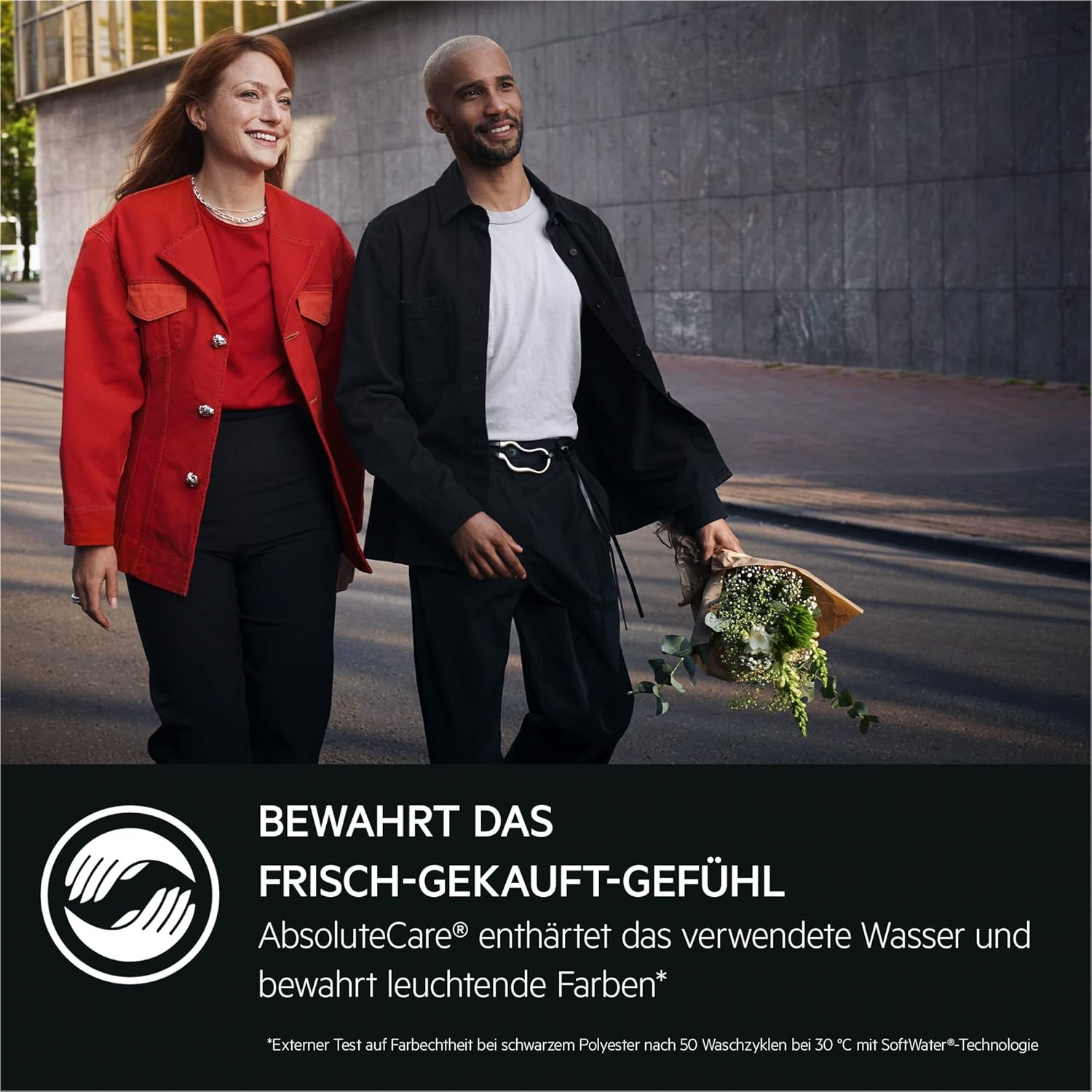 AEG L6FBG51470 Waschmaschine / Serie 6000 mit ProSense / Testsieger der Stiftung Warentest / 7,0 kg / Leise / Mengenautomatik / Nachlegefunktion / Kindersicherung / Wasserstopp / 1400 U/min