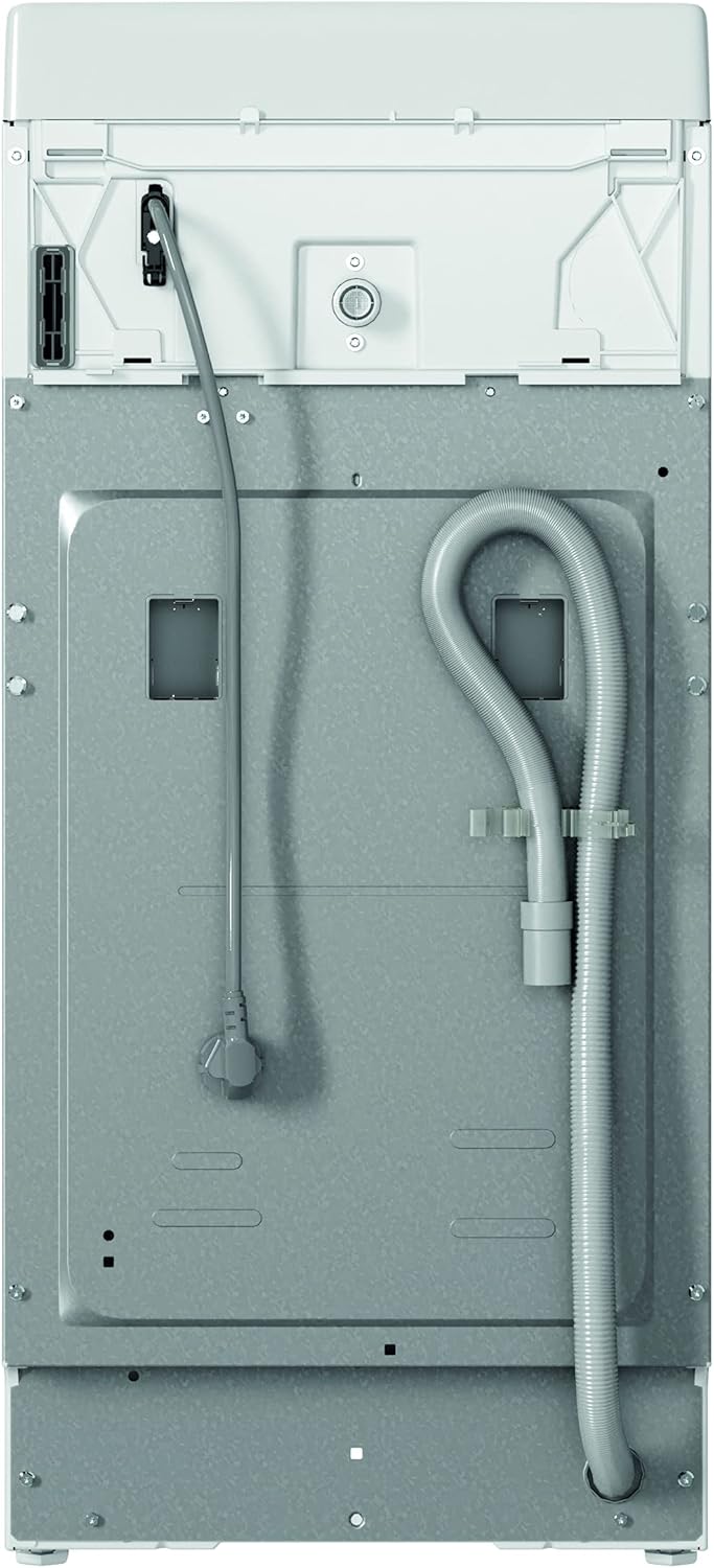 Bauknecht WMT Silver 6513 D4 Toplader-Waschmaschine/ 6,5 kg/ 1300 UpM/Vollwasserschutz/Autom.-Trommelpositionierung/SoftOpening/ 15° Green&Clean/Kurz 30/ Aqua Saver/Extra Spülen/Startzeitvorwahl