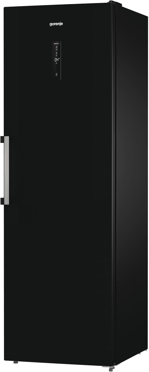 Gorenje R 619 DAXL6 Kühlschrank/AdaptTech/FreshZone/Schnellkühlfunktion/Umluft-Kühlsystem/LED Display / 398l / 185cm / EEK D/Edelstahl