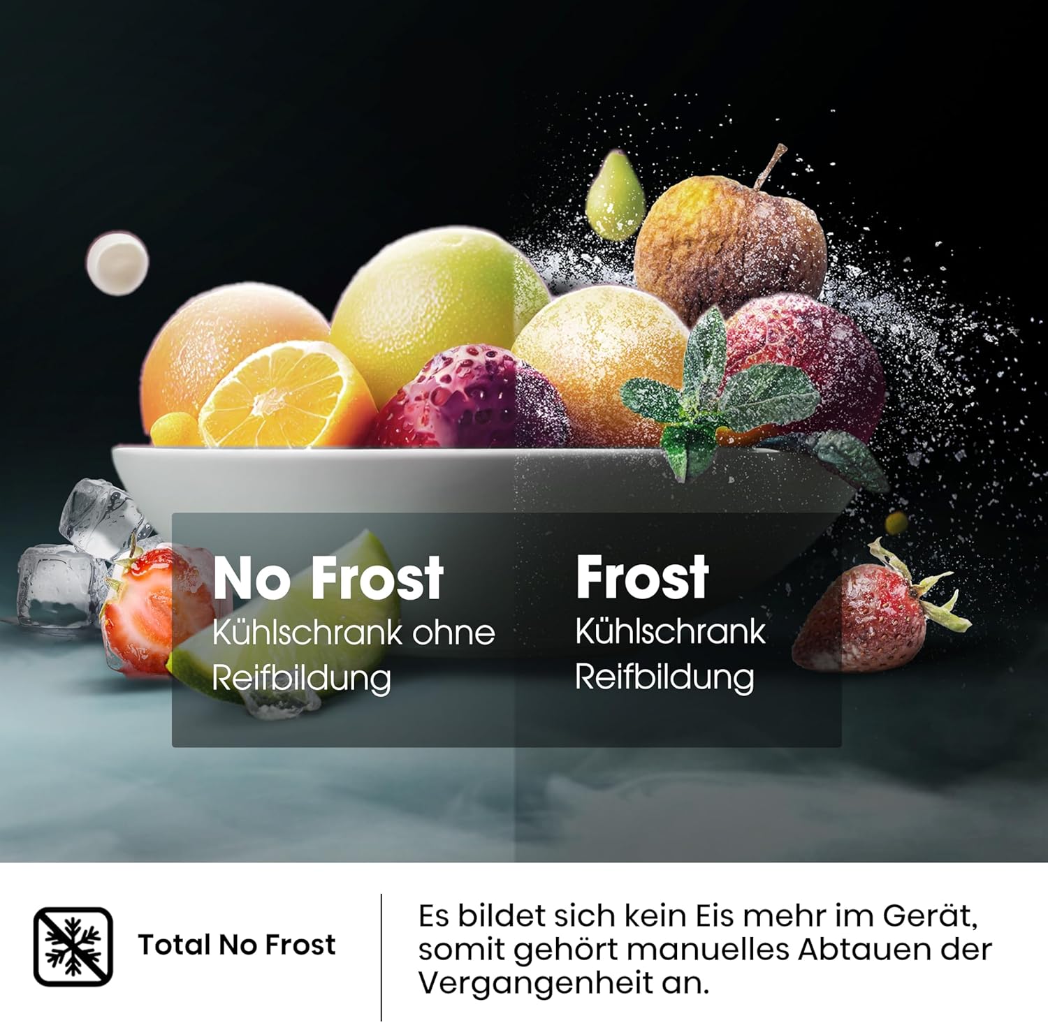 Hisense RB327N4ADD Fridge-Freezer Combination, EEK D, Total NoFrost, Interchangeable Door Hinge, Bottle Grid, 171 Litre Fridge Compartment, 85 Litre Freezer Compartment, Stainless Steel Look